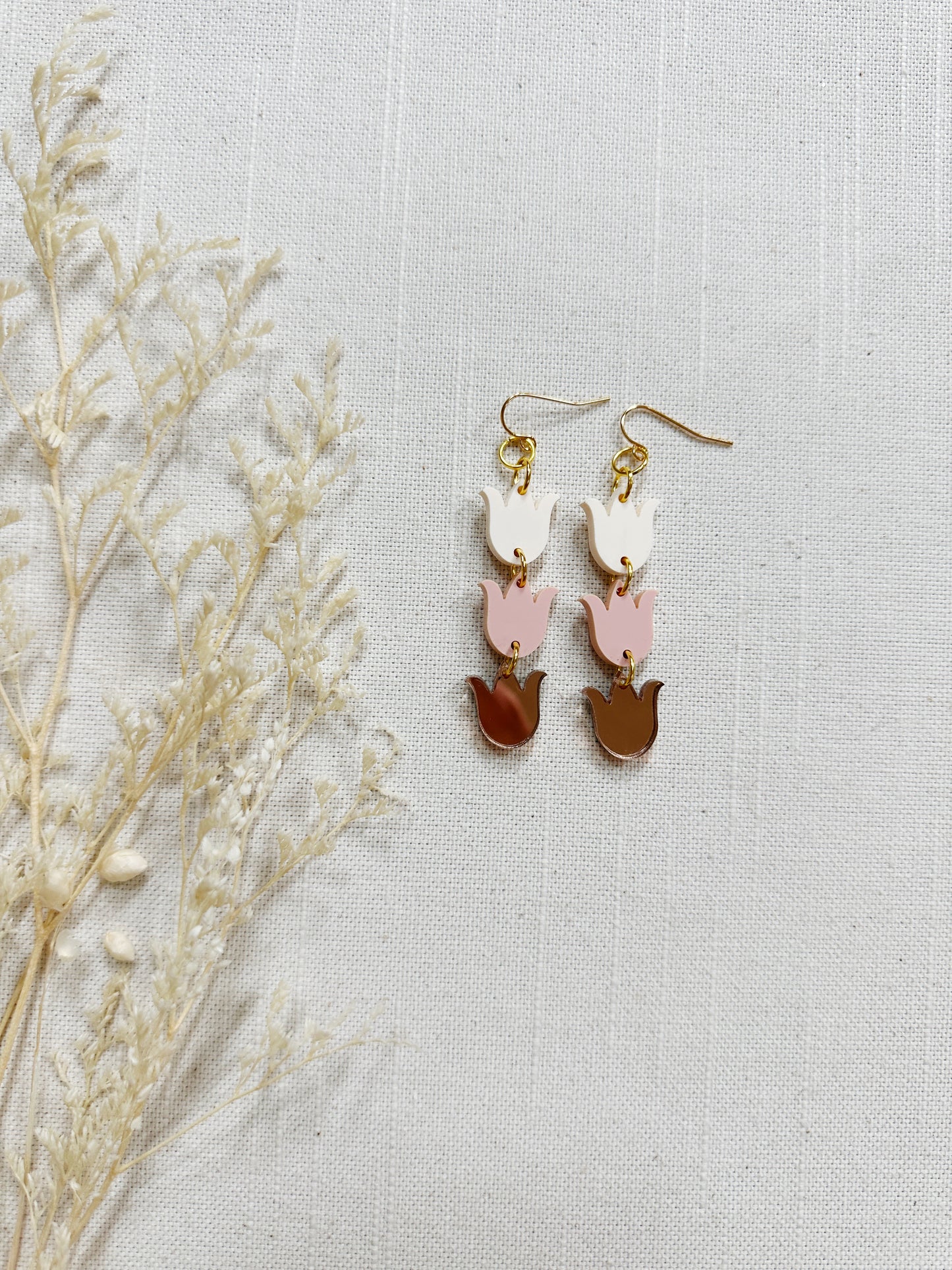 Tulip Acrylic Dangles