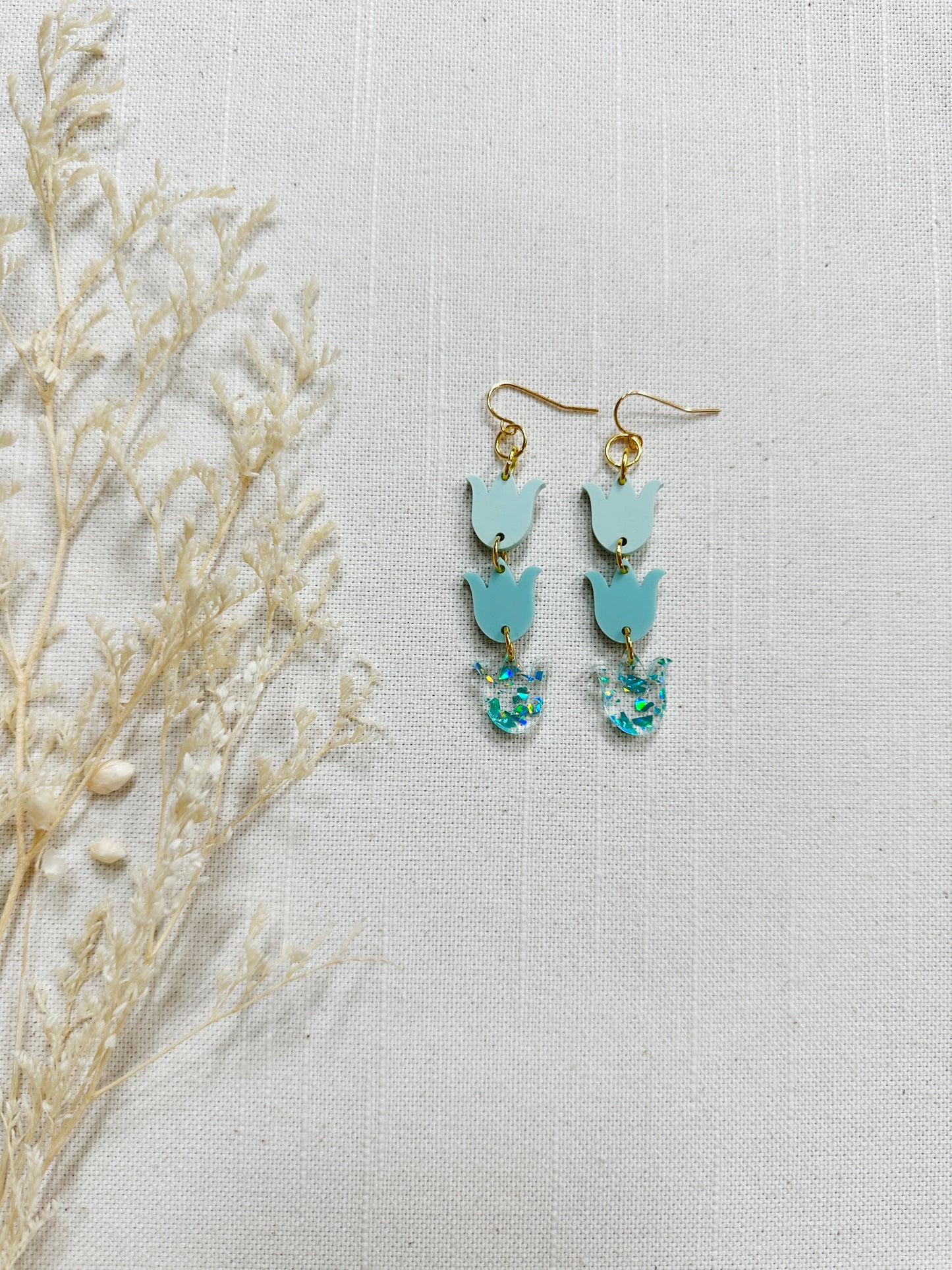 Tulip Acrylic Dangles