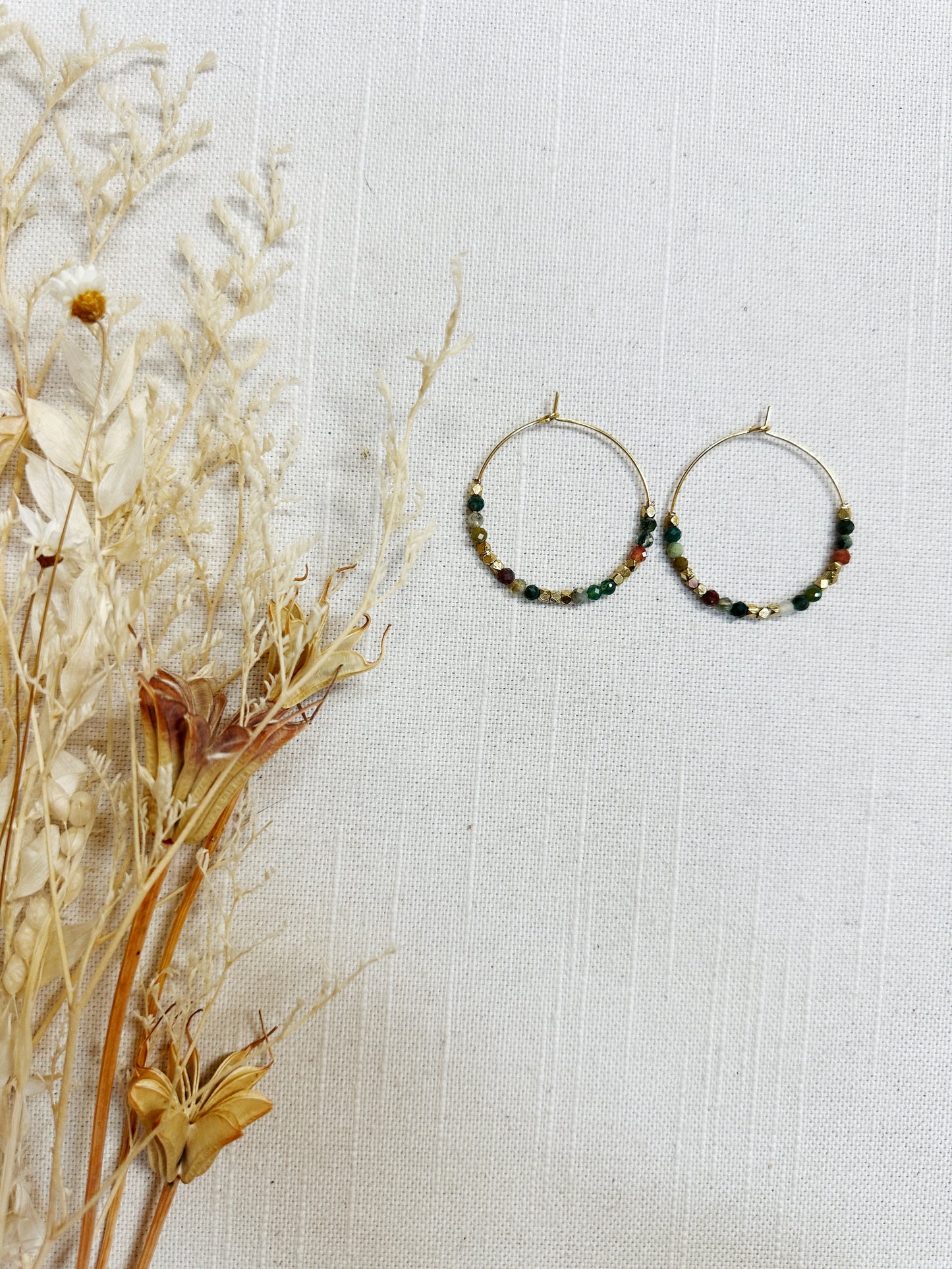 Crystal Hoops