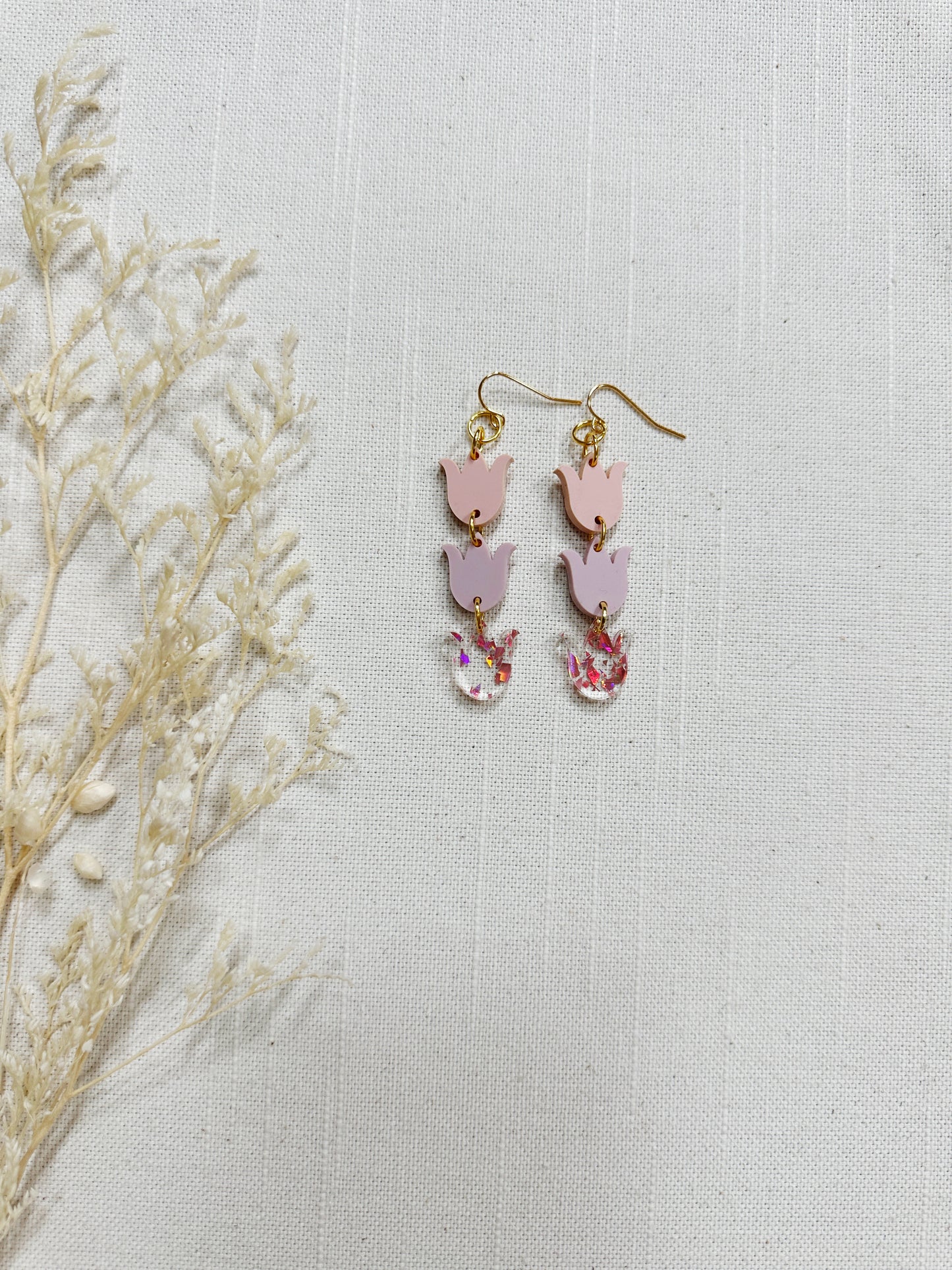 Tulip Acrylic Dangles