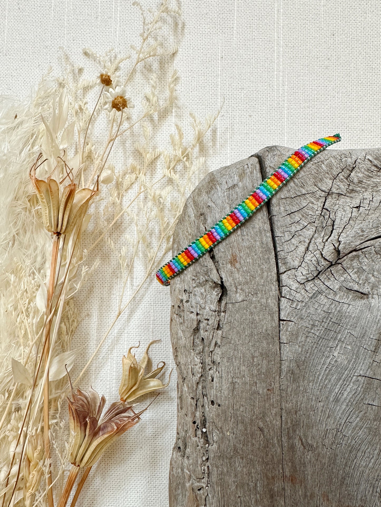Small Stripe Beaded Bracelet 3
