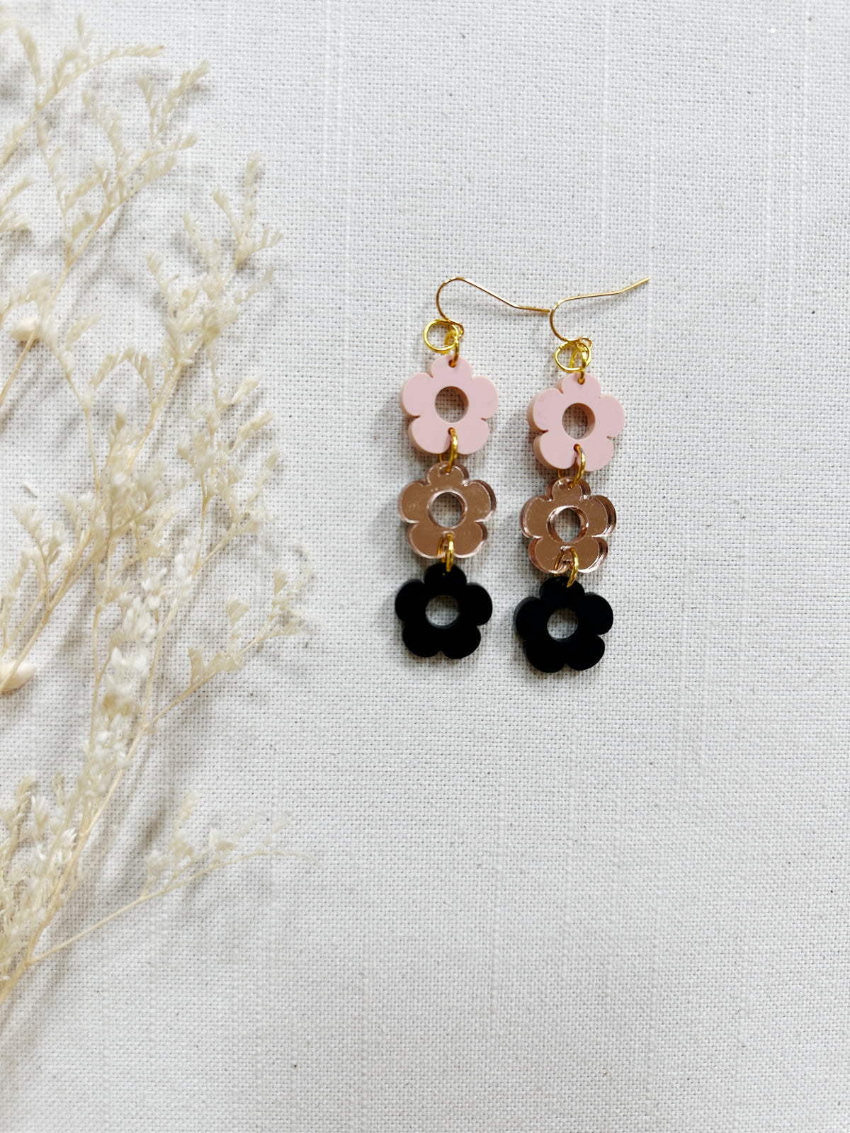 Daisy Acrylic Dangles