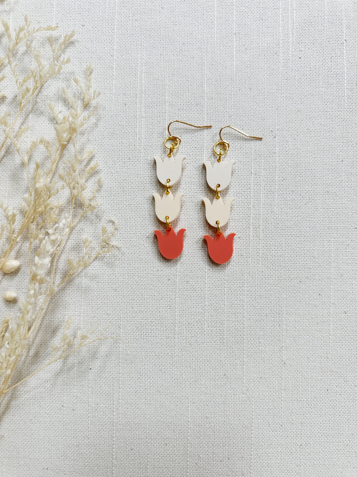 Tulip Acrylic Dangles