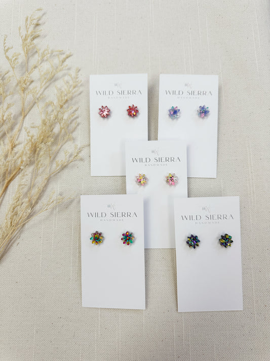 Acrylic Flower Stud