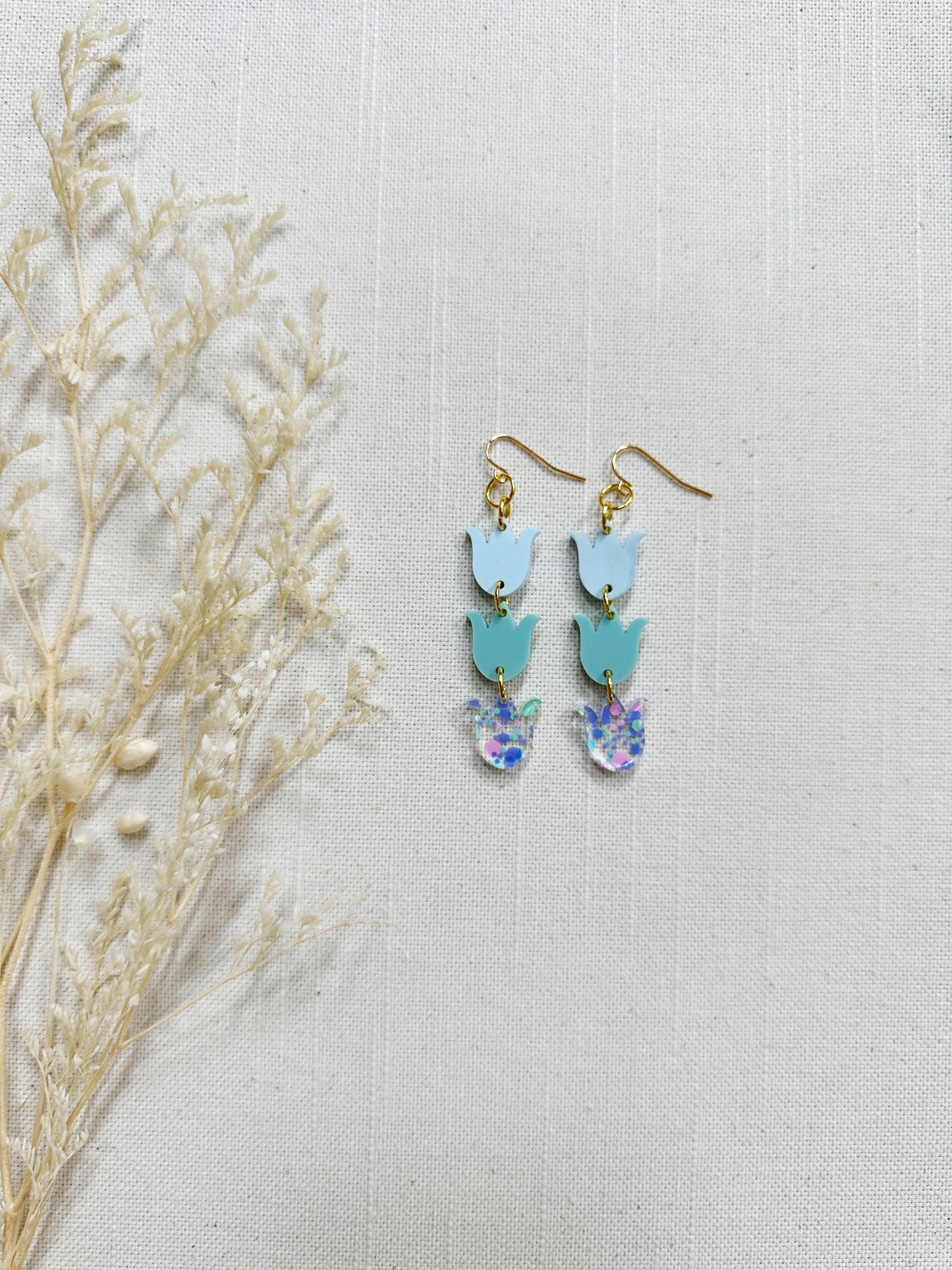Tulip Acrylic Dangles