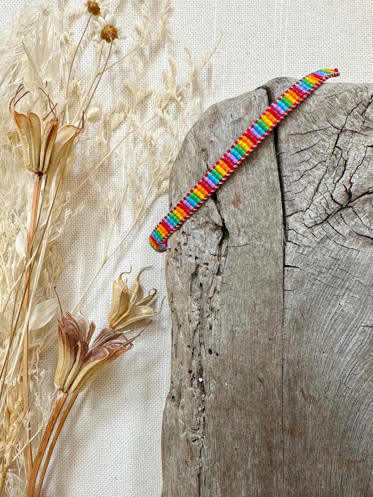 Small Stripe Beaded Bracelet 3
