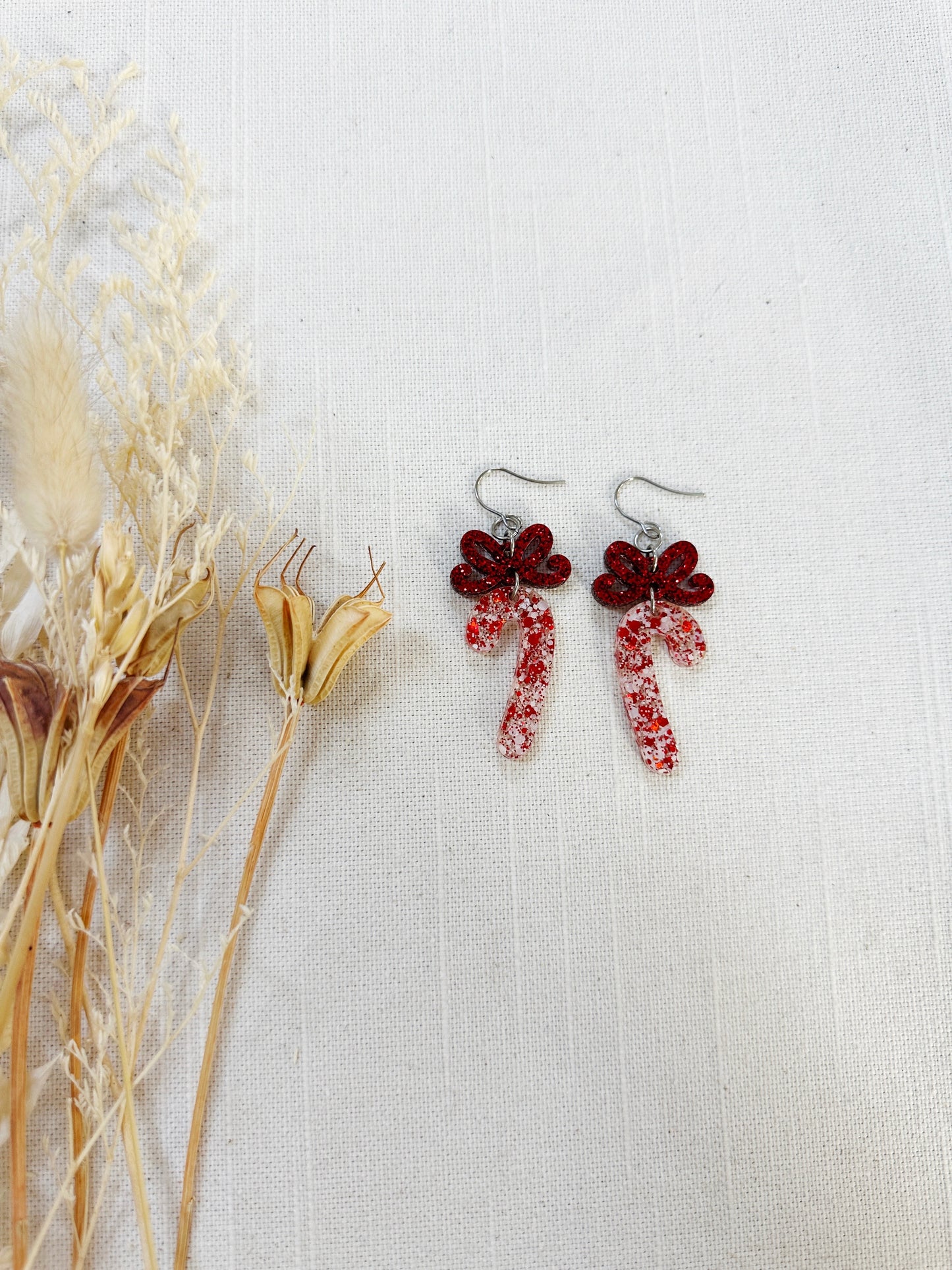 Winter Holiday Acrylic Earrings