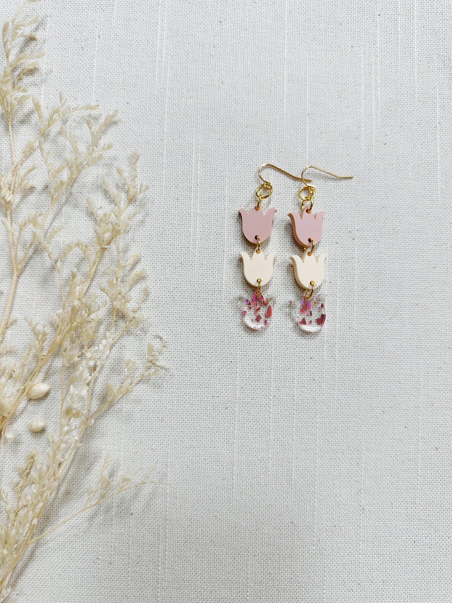Tulip Acrylic Dangles