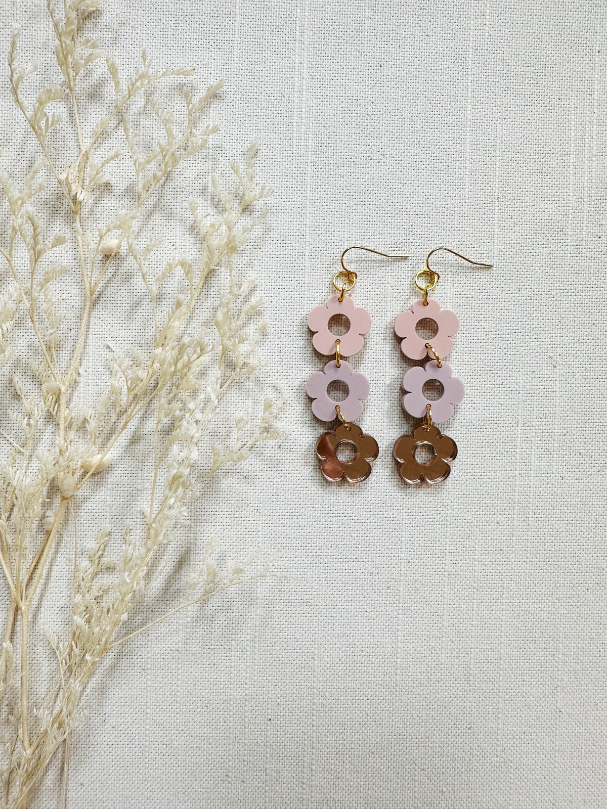Daisy Acrylic Dangles