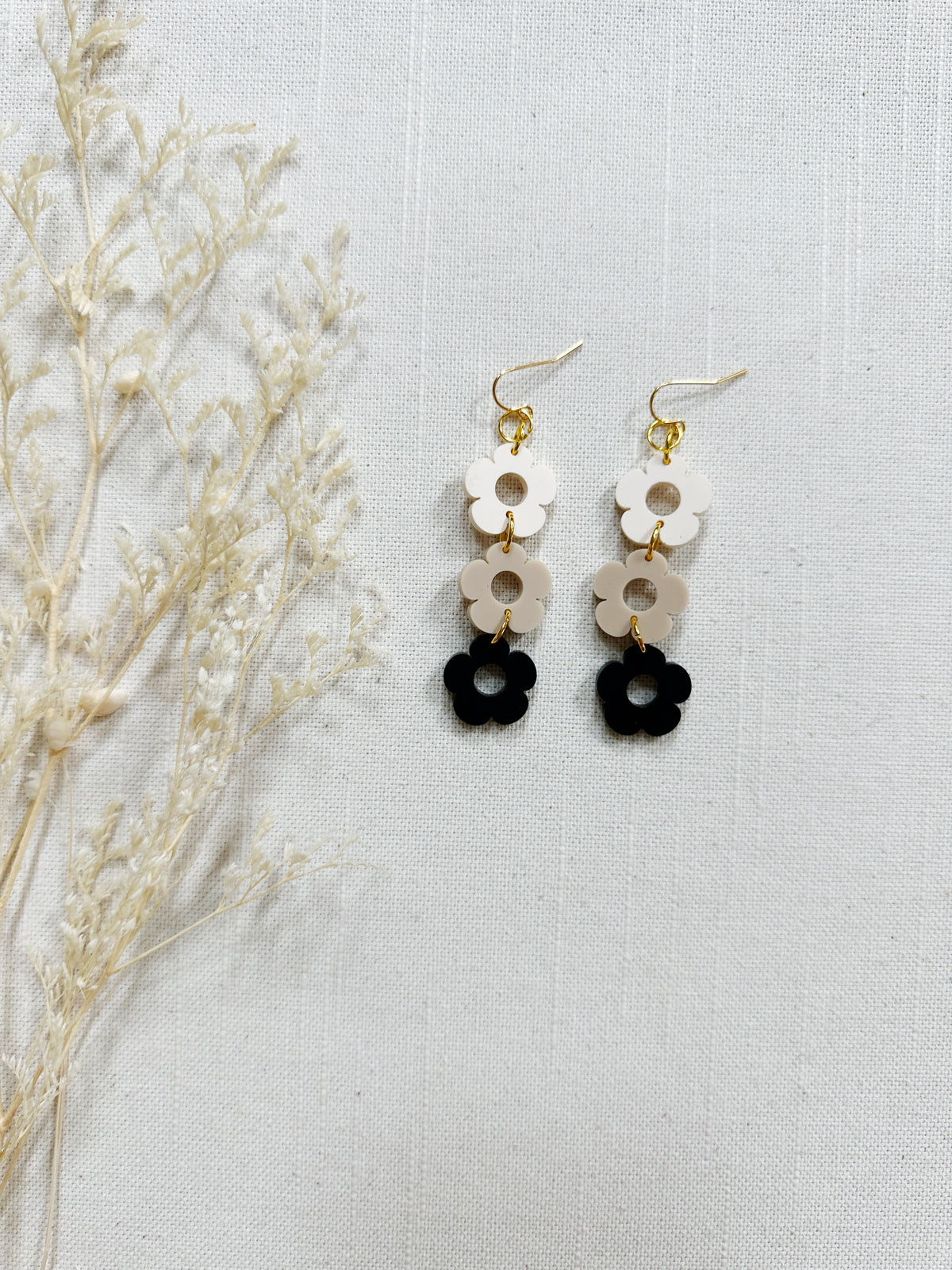 Daisy Acrylic Dangles