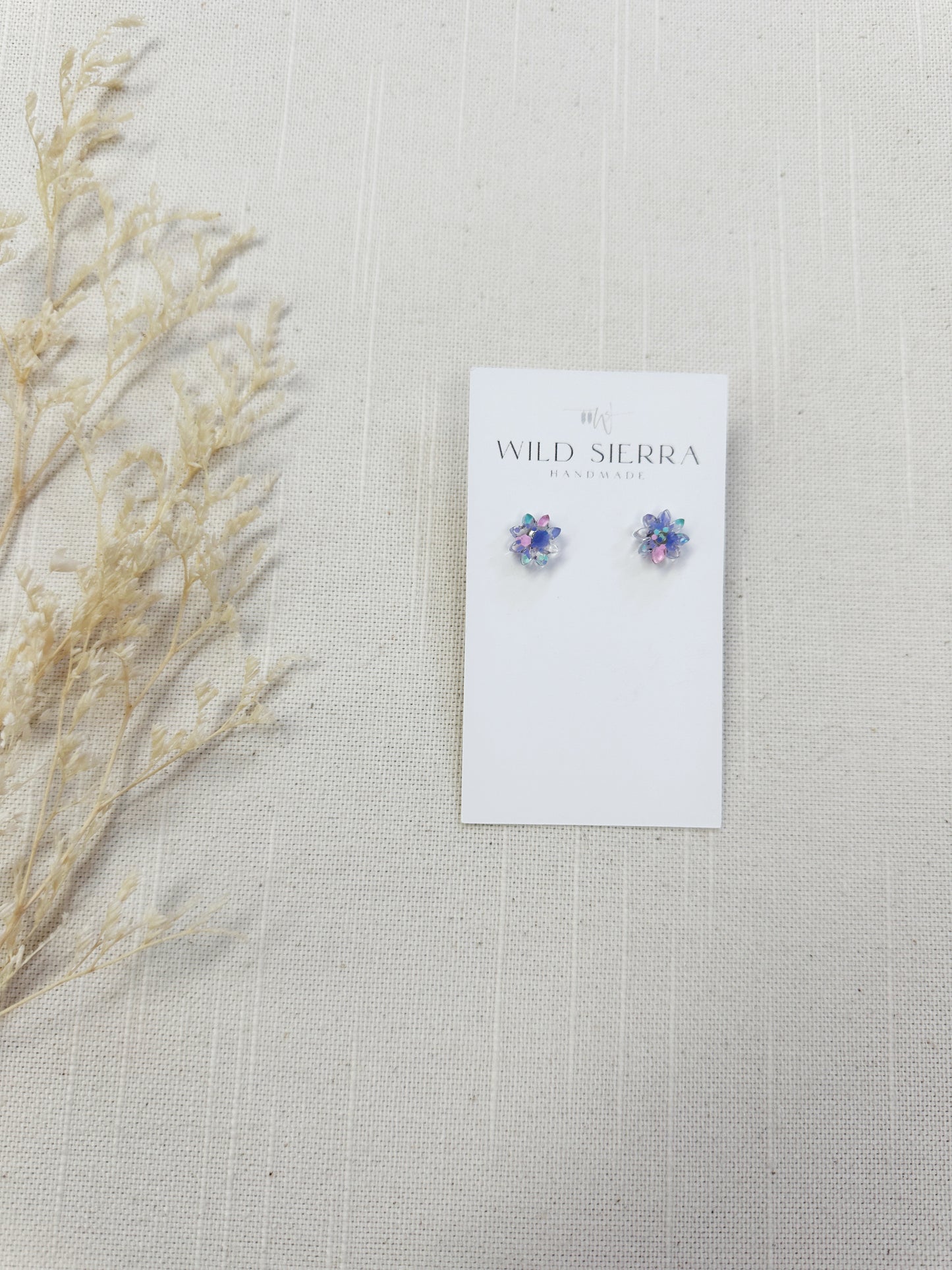 Acrylic Flower Stud