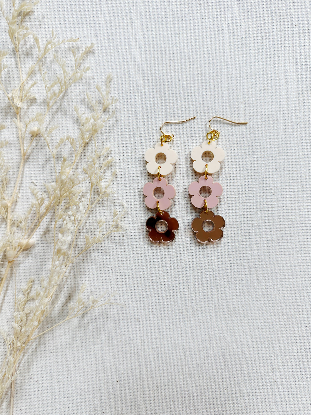 Daisy Acrylic Dangles