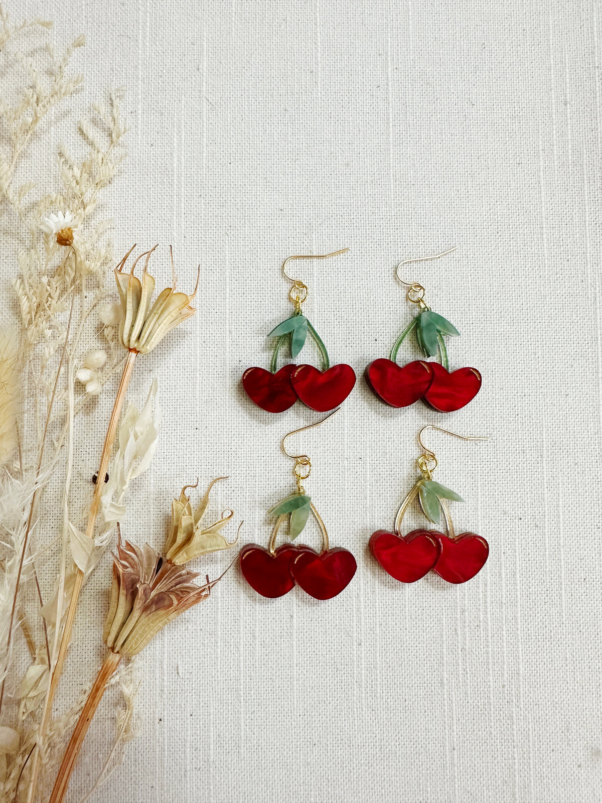 Cherry Acrylic Drop