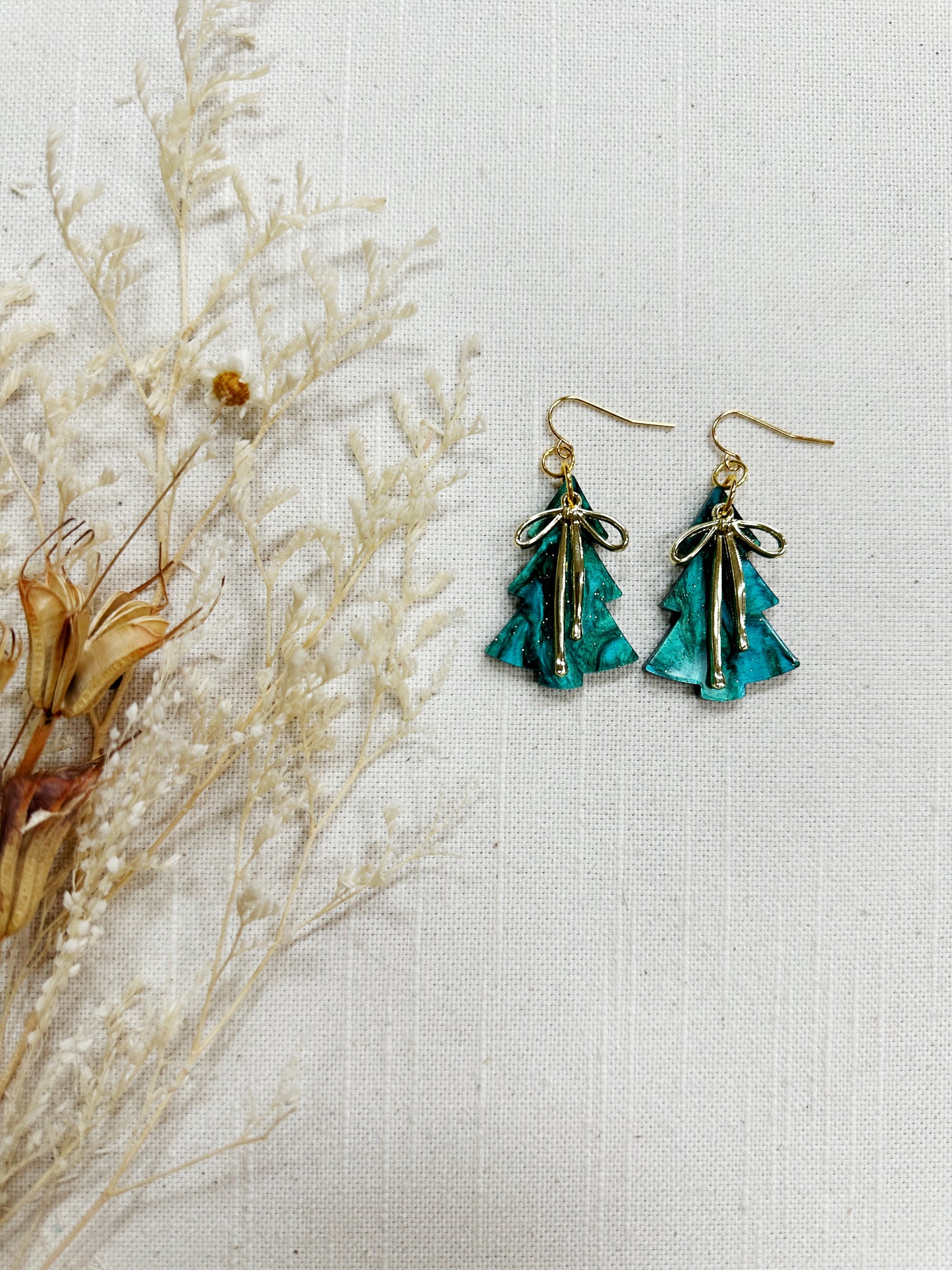 Winter Holiday Acrylic Earrings