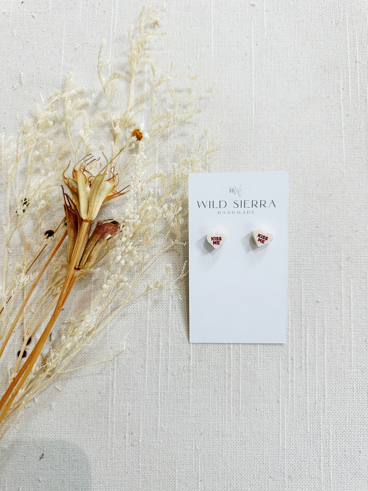 Conversation Heart Studs