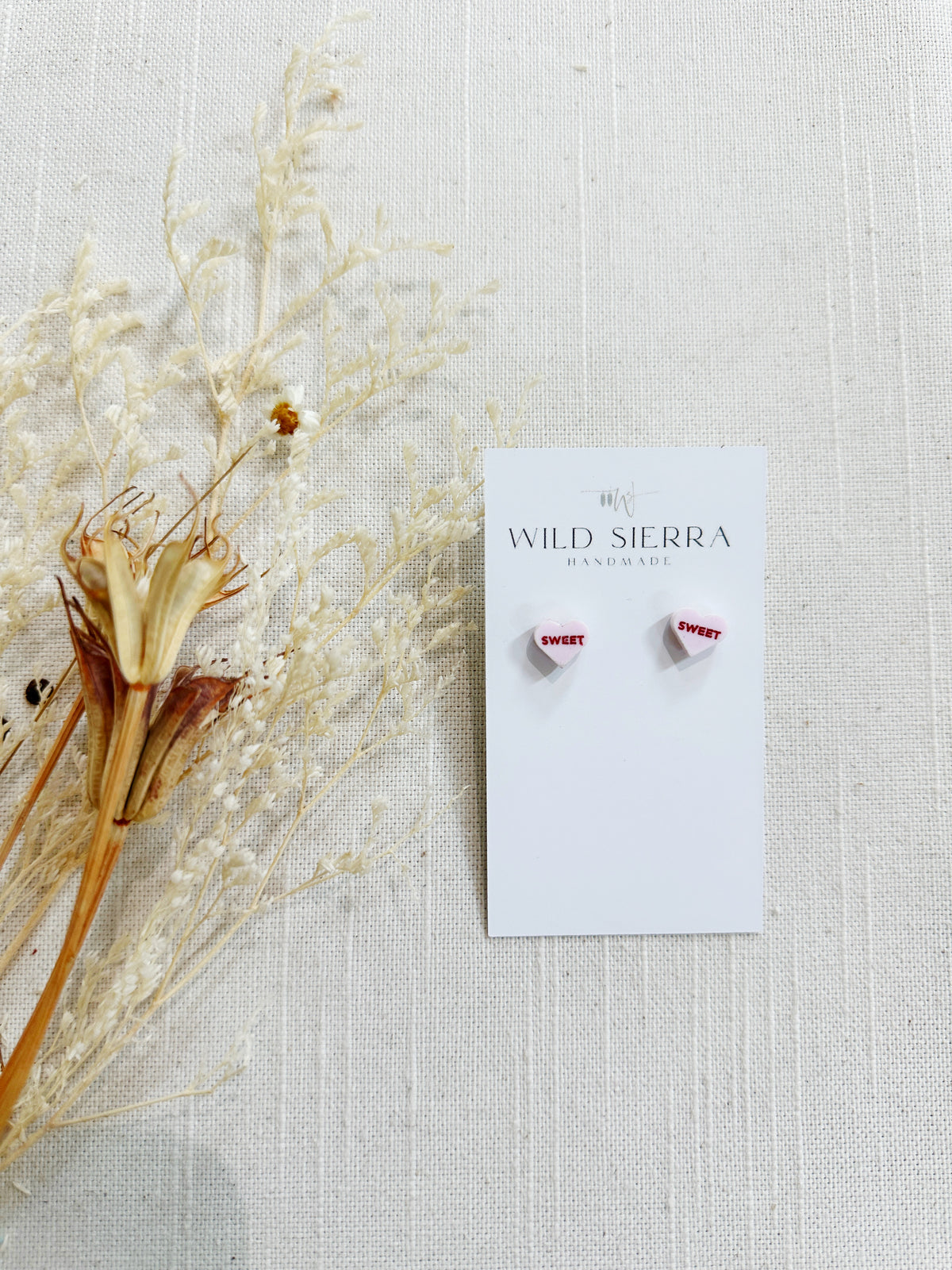 Conversation Heart Studs