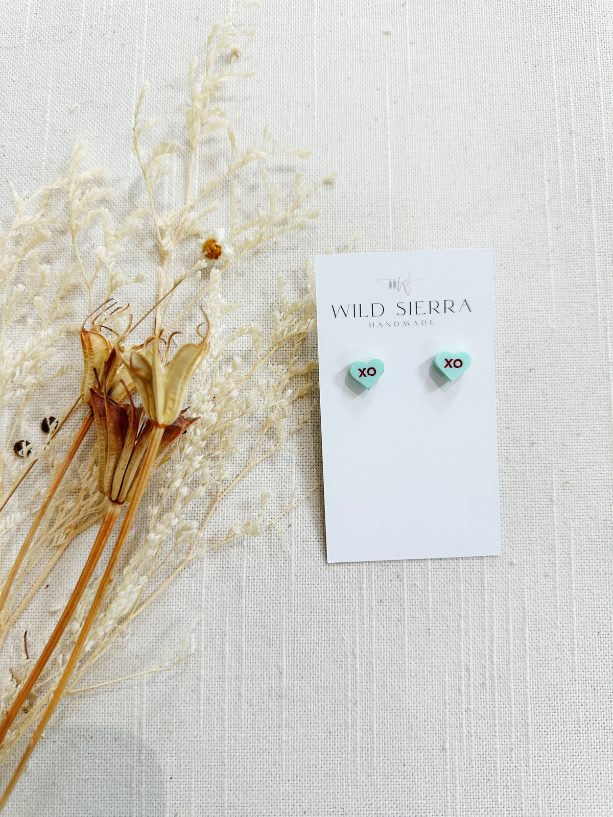 Conversation Heart Studs