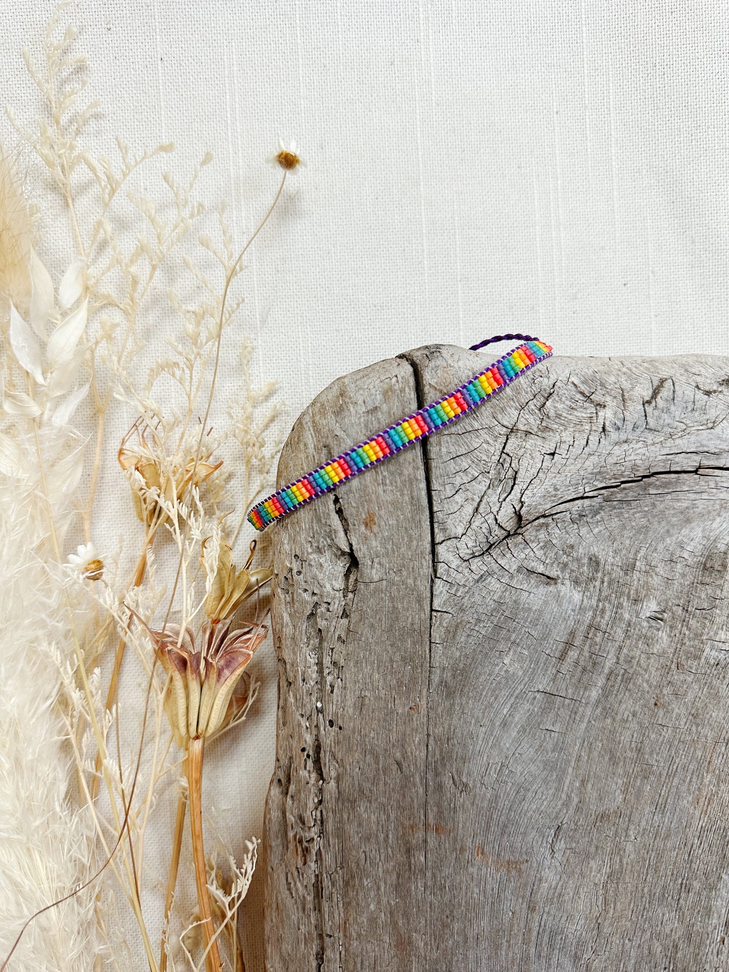 Small Stripe Beaded Bracelet 3
