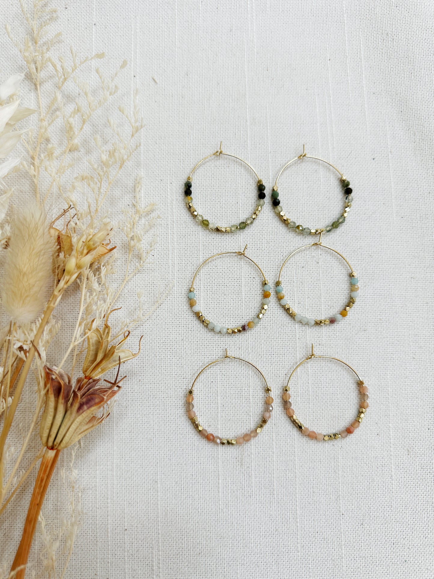 Crystal Hoops