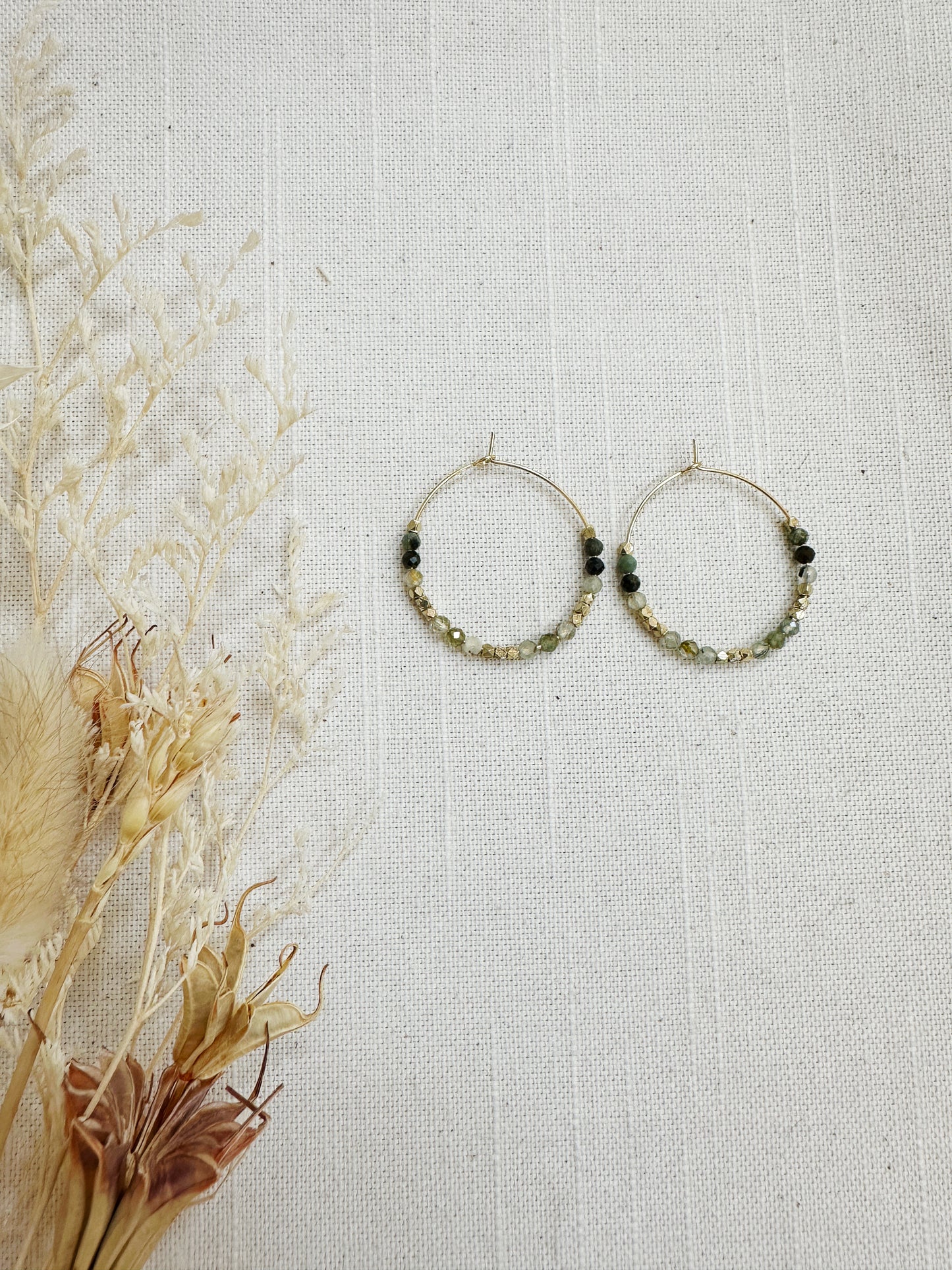Crystal Hoops