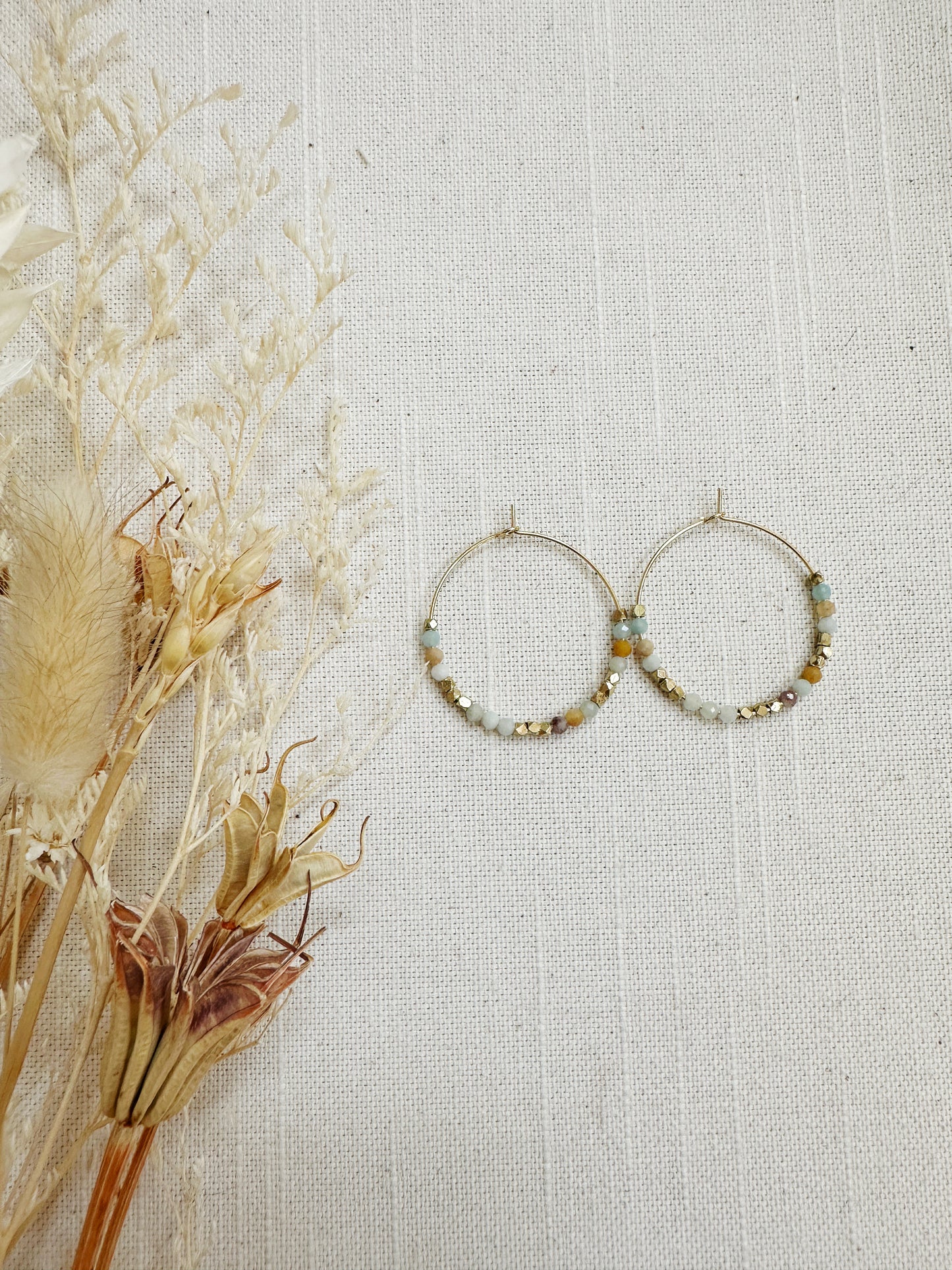 Crystal Hoops
