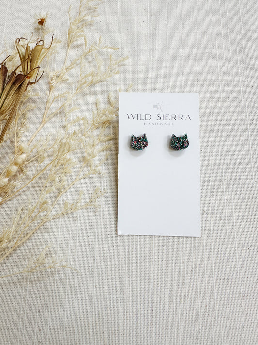 Cat Head Acrylic Stud