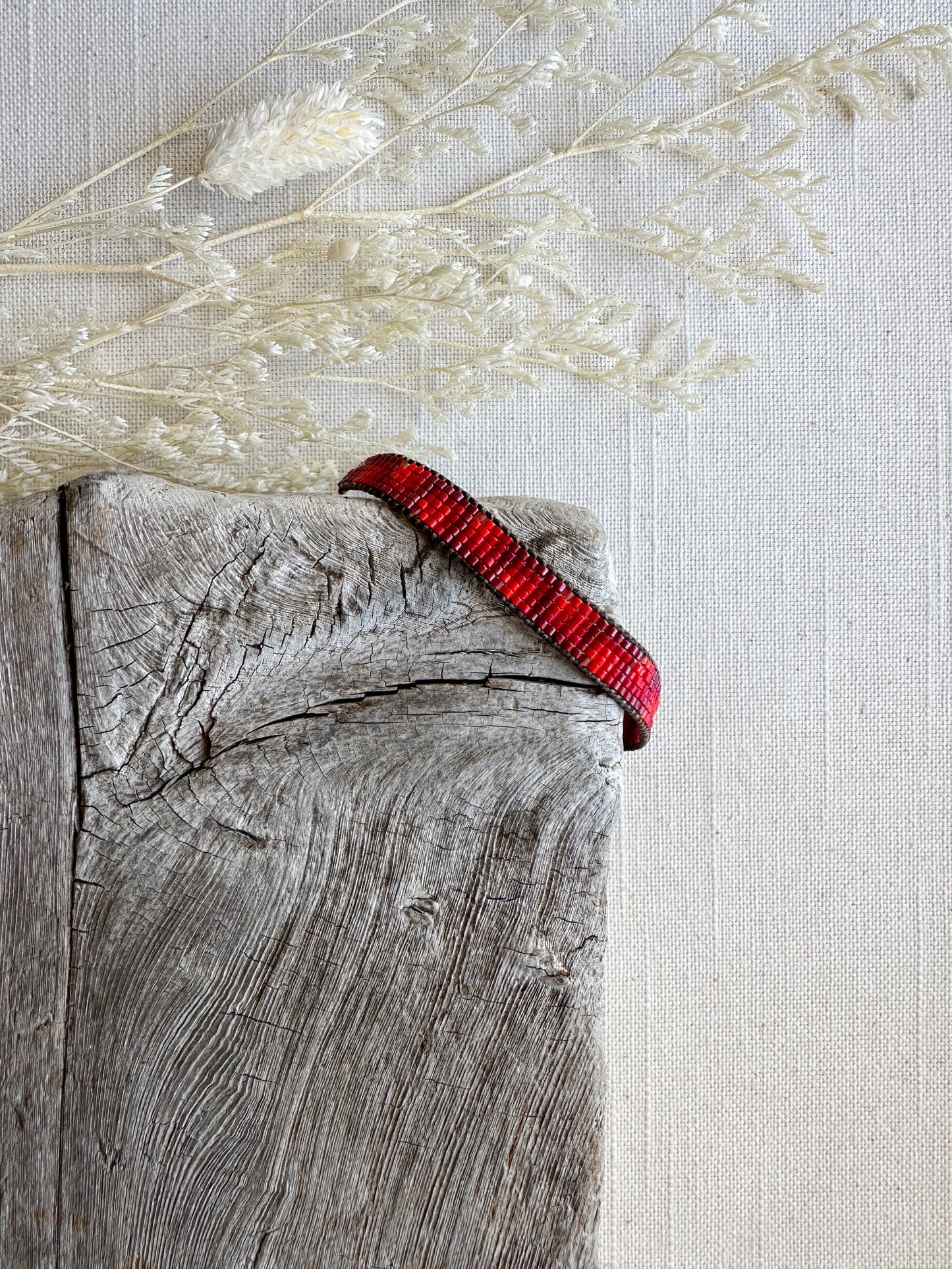 Maze Woven Beaded Bracelet