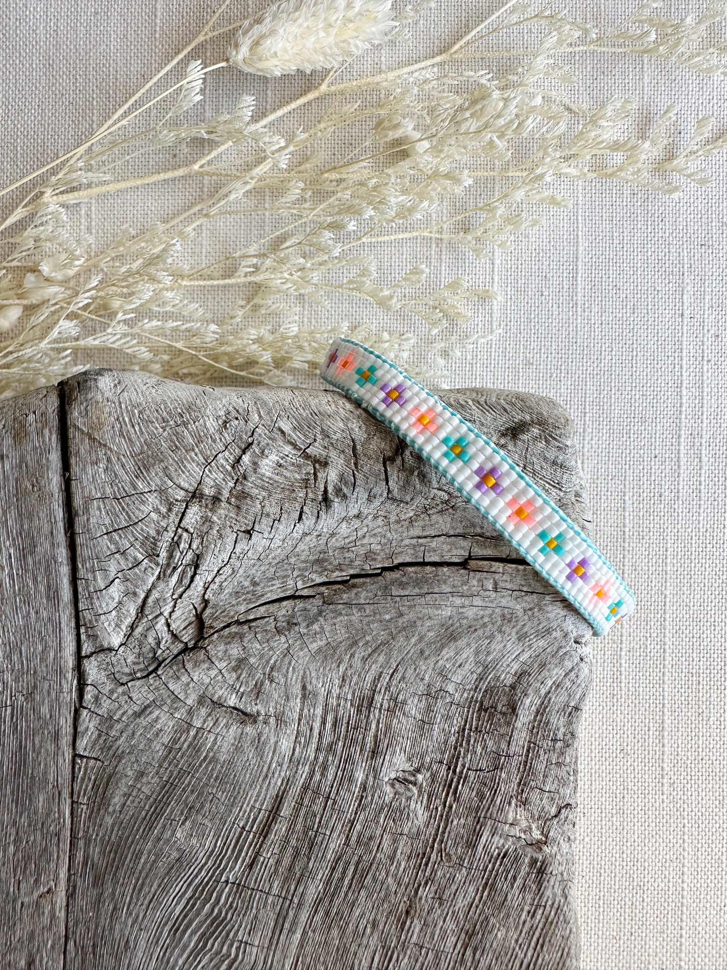 Daisy Chain Woven Bracelet