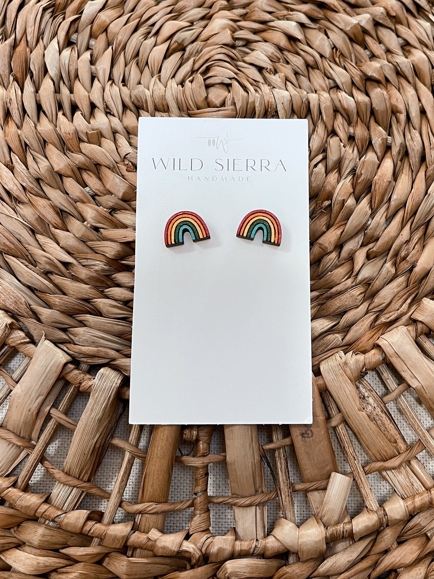 Rainbow wood studs