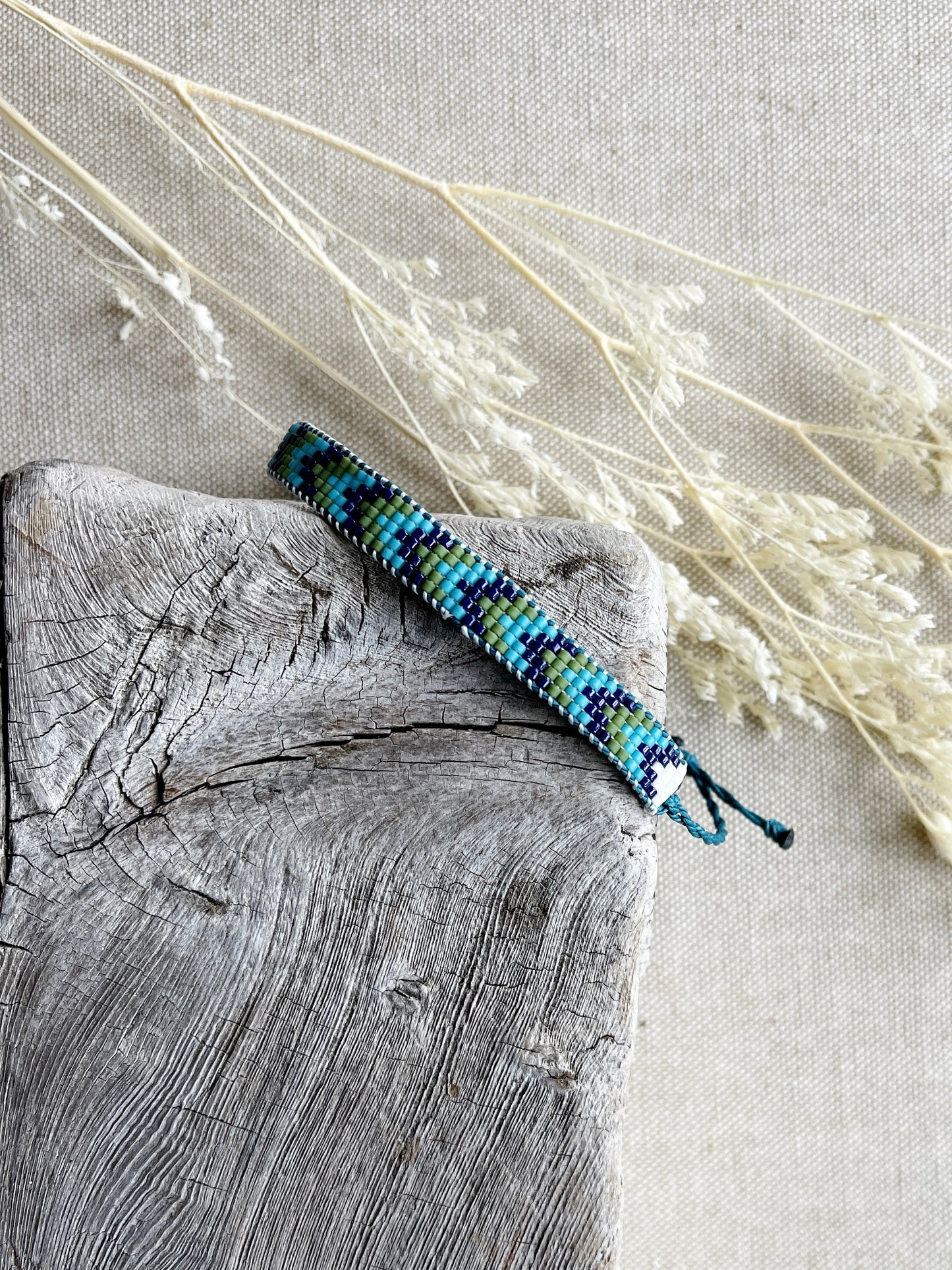 Chevron Beaded Bracelet