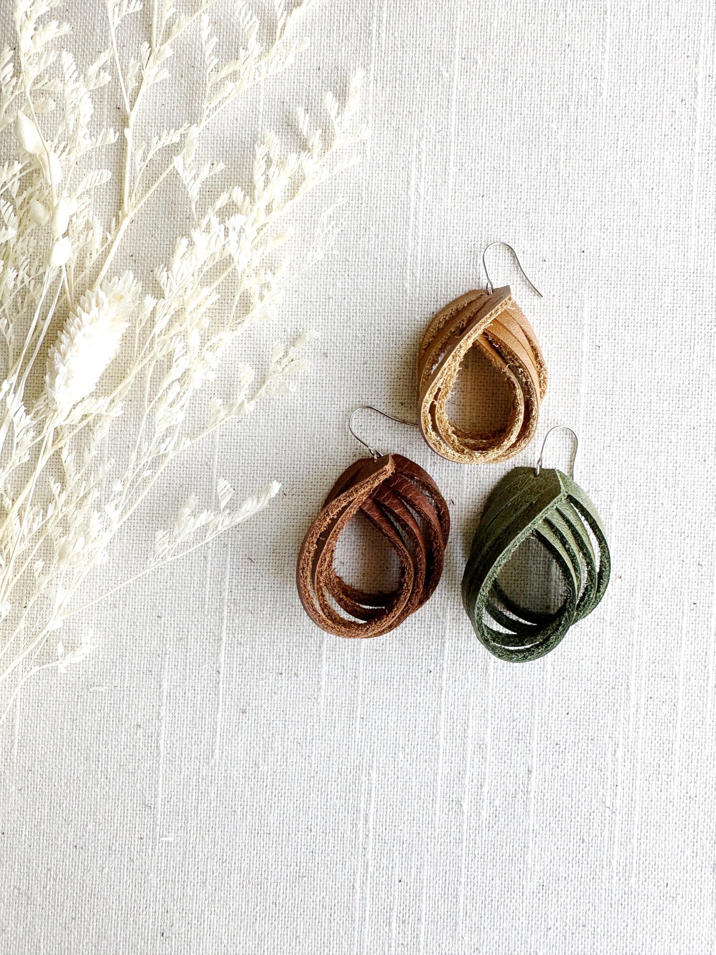 Leather Triple Twist