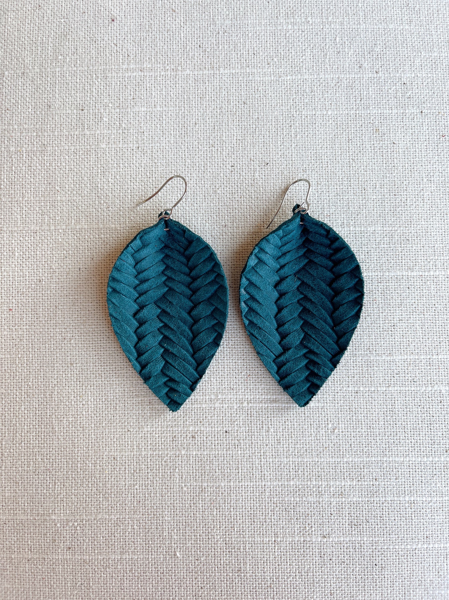 Braided Leather Leaf