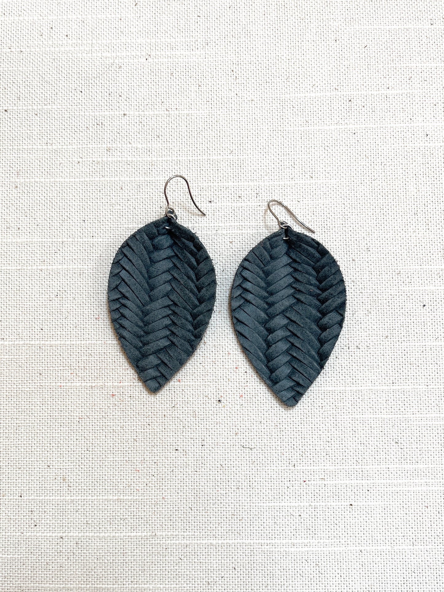 Braided Leather Leaf