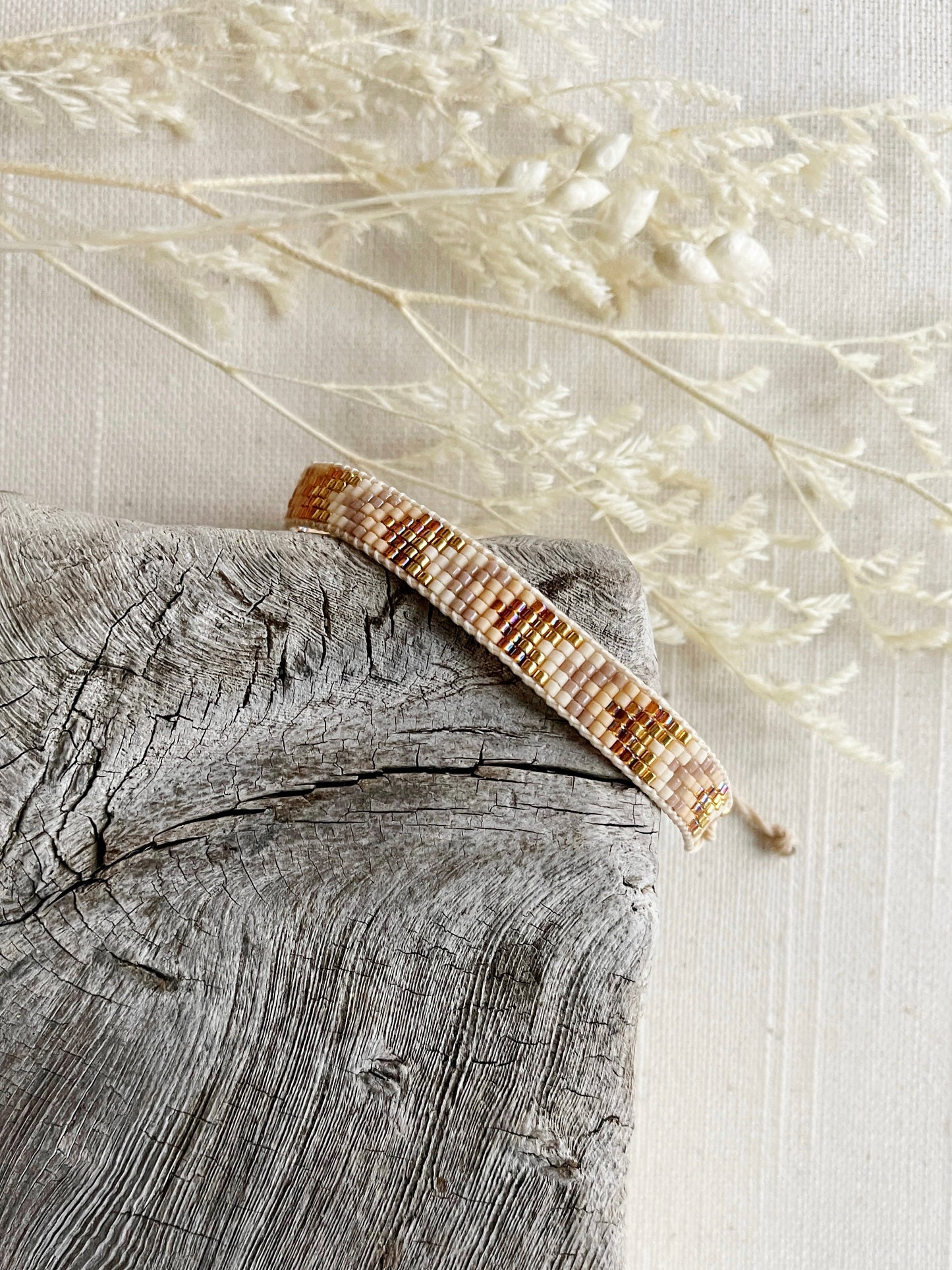 Chevron Beaded Bracelet