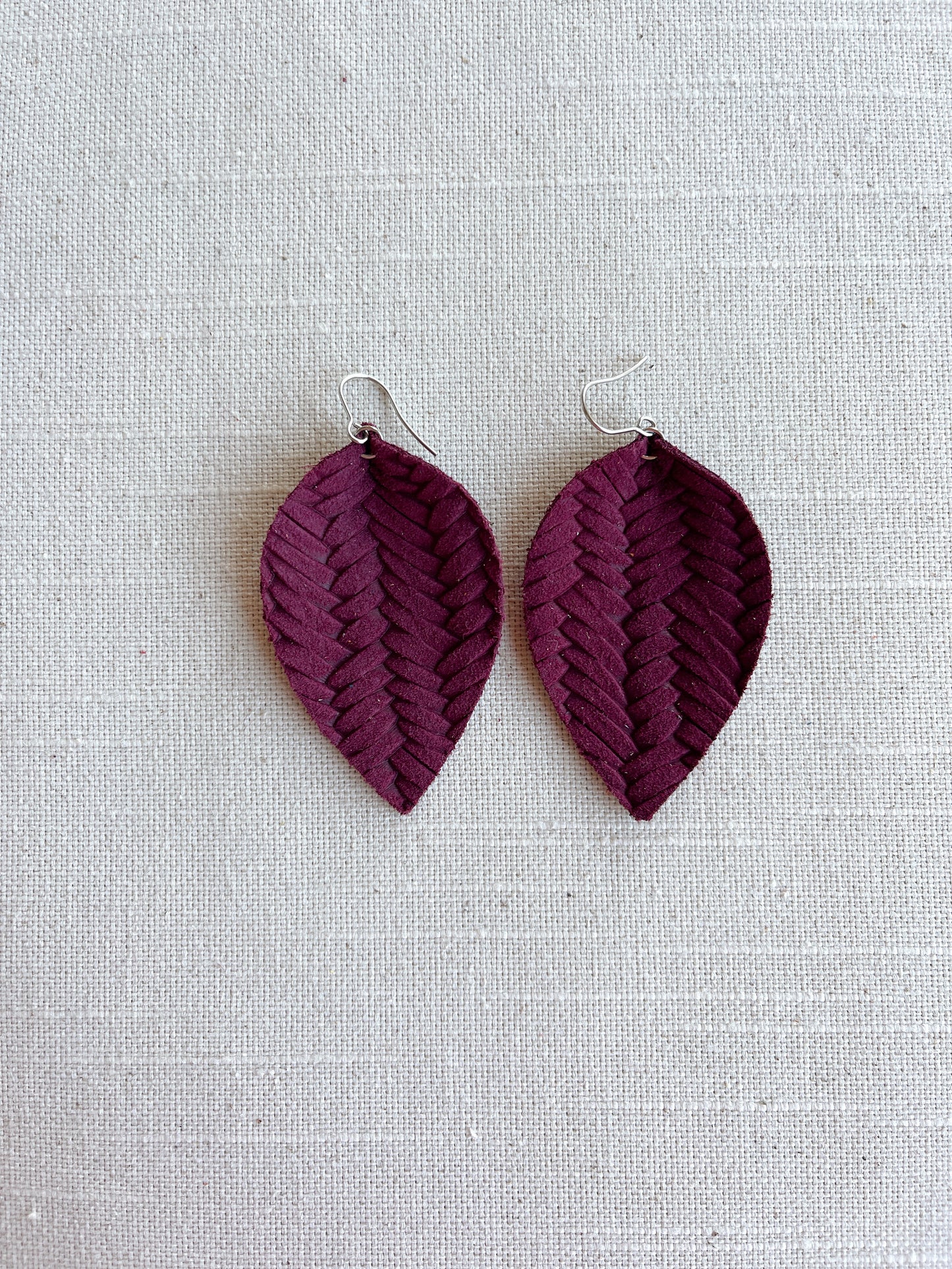 Braided Leather Leaf