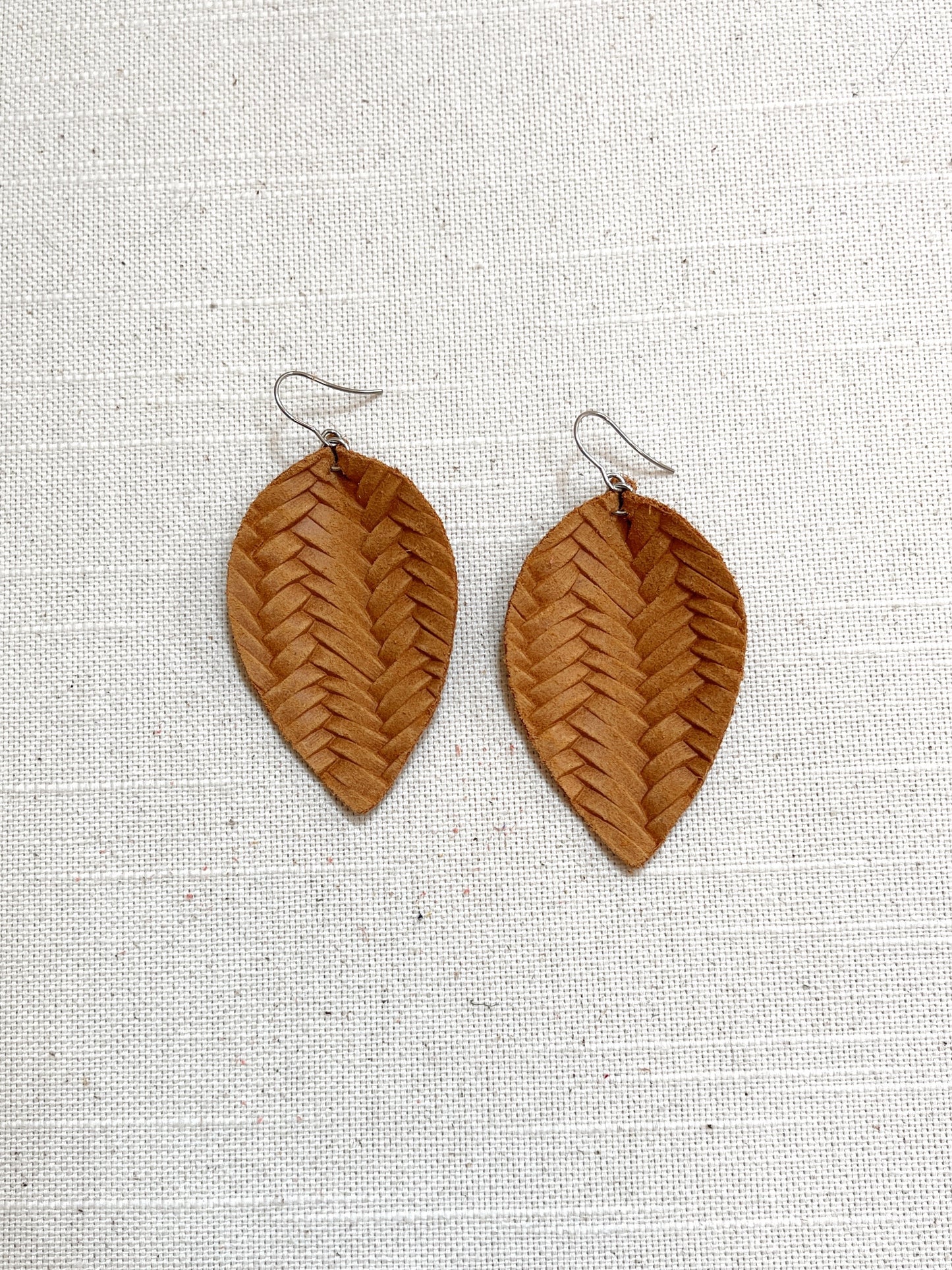 Braided Leather Leaf