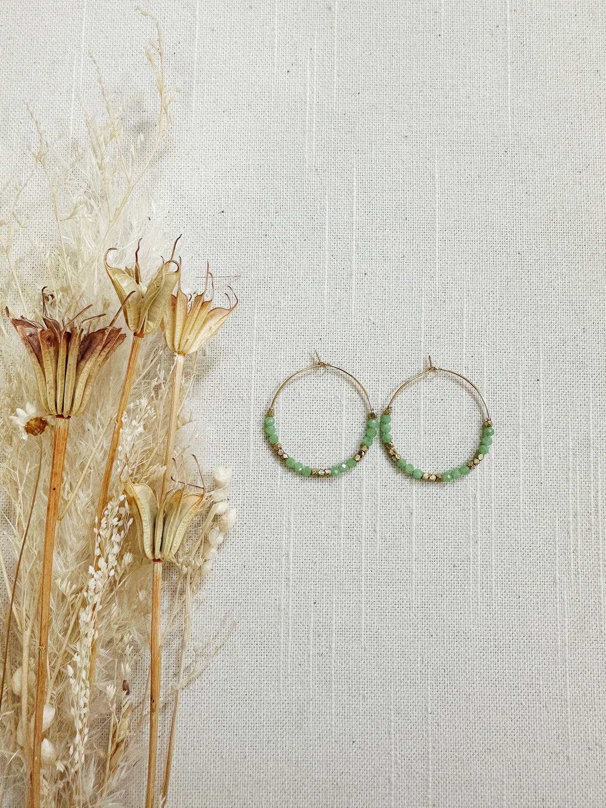 Crystal Hoops