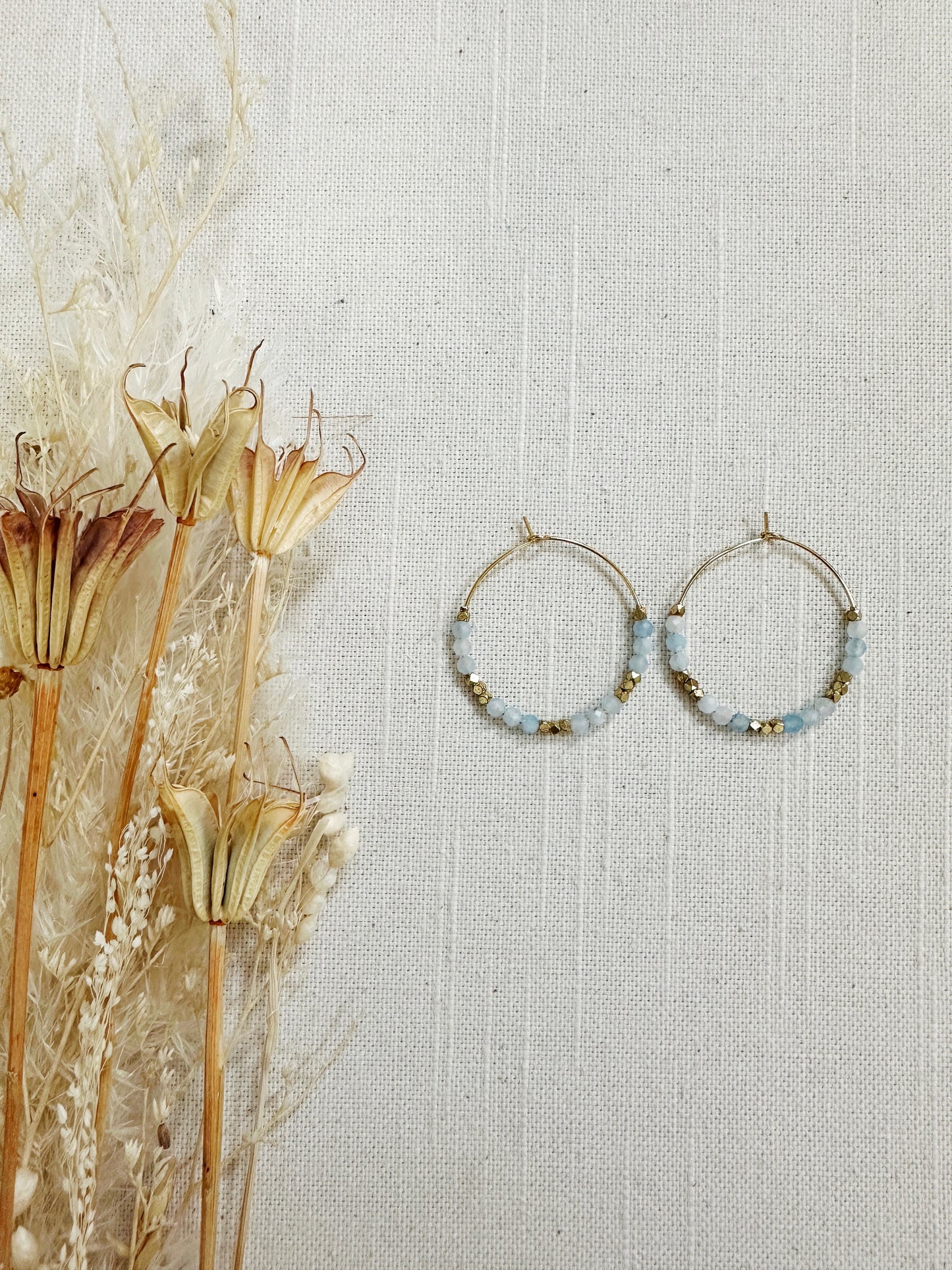 Crystal Hoops