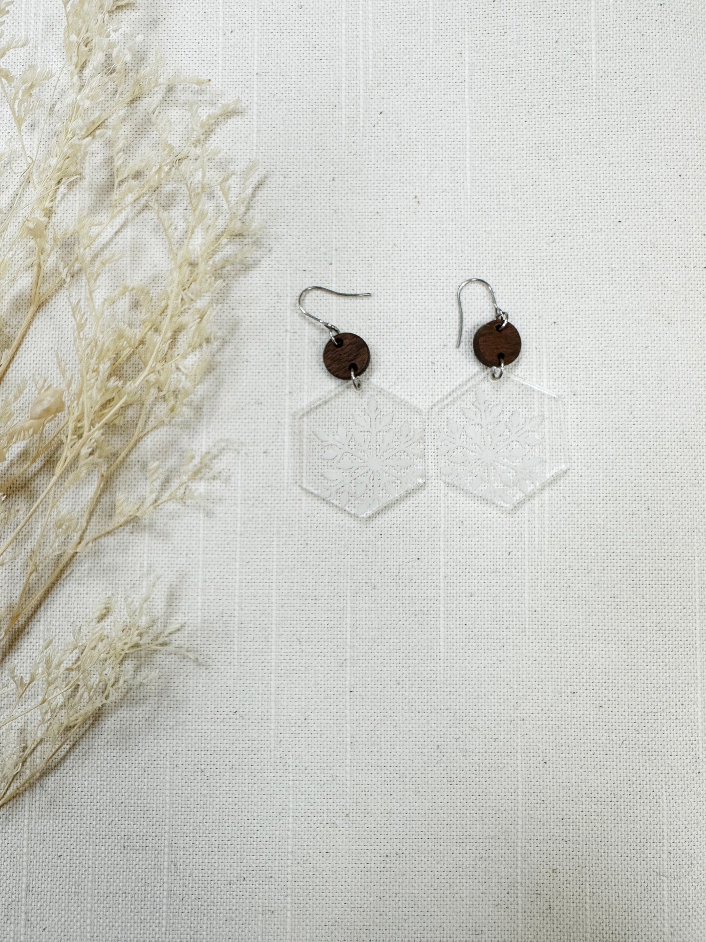 Holiday Wood & Acrylic Dangles