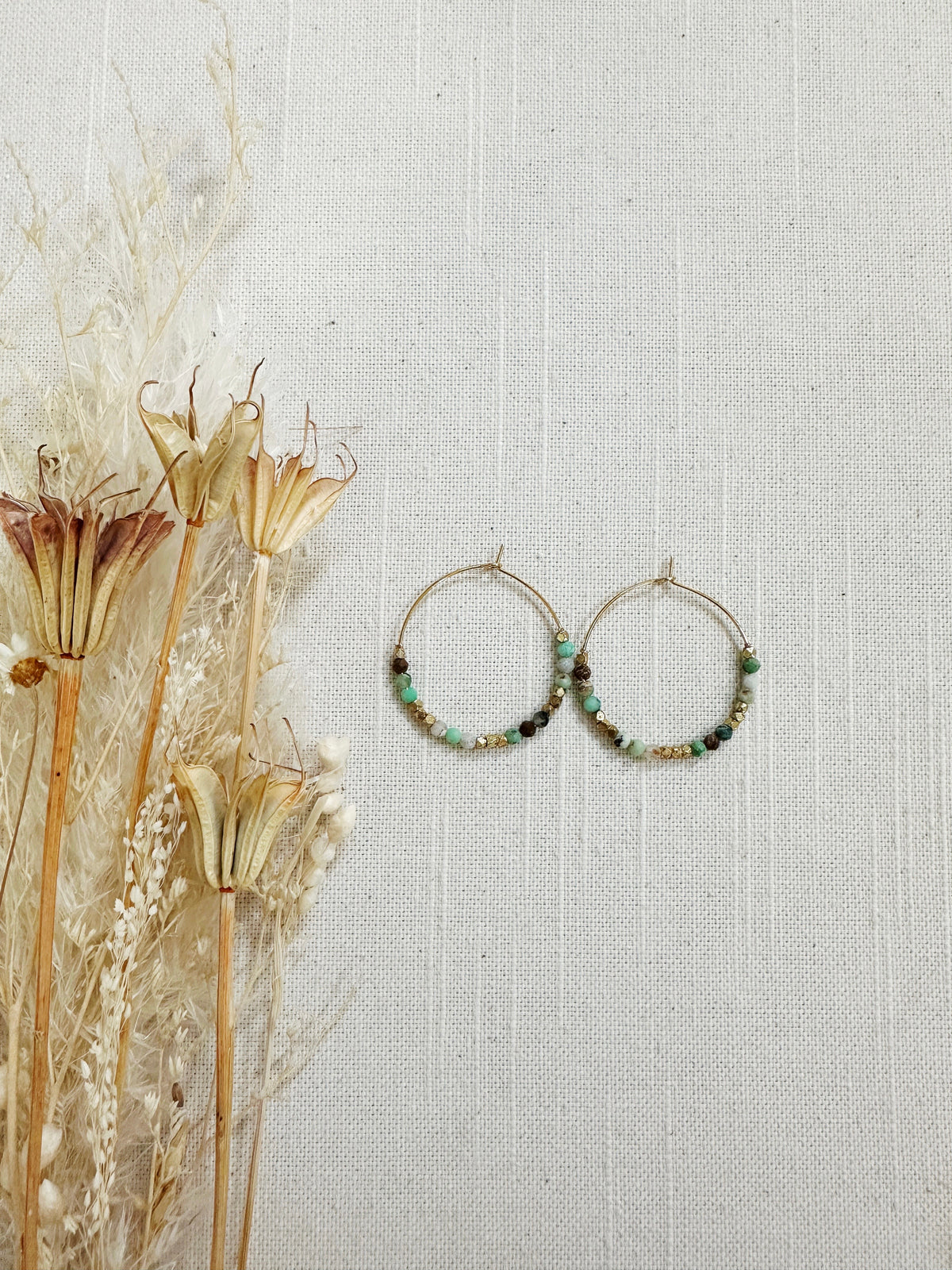 Crystal Hoops
