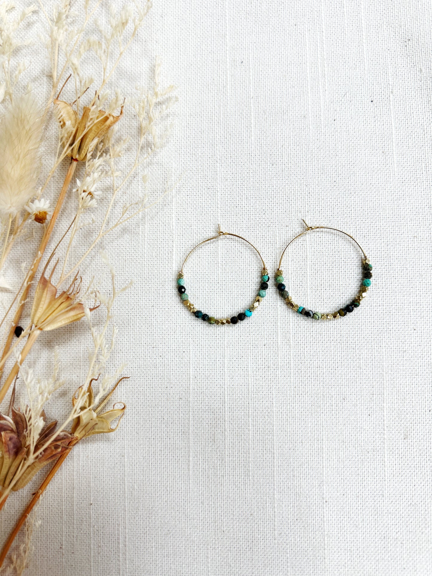 Crystal Hoops