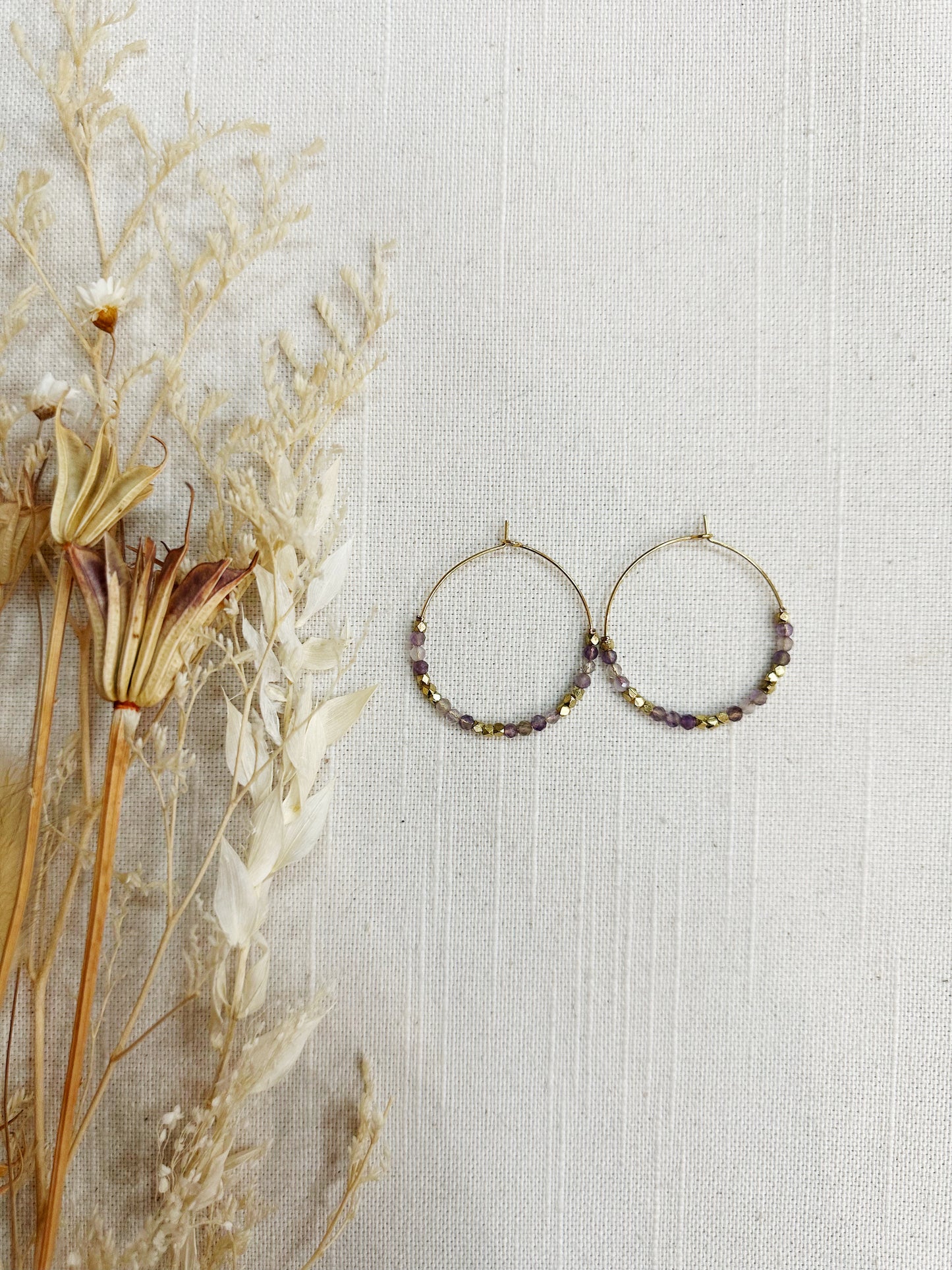 Crystal Hoops