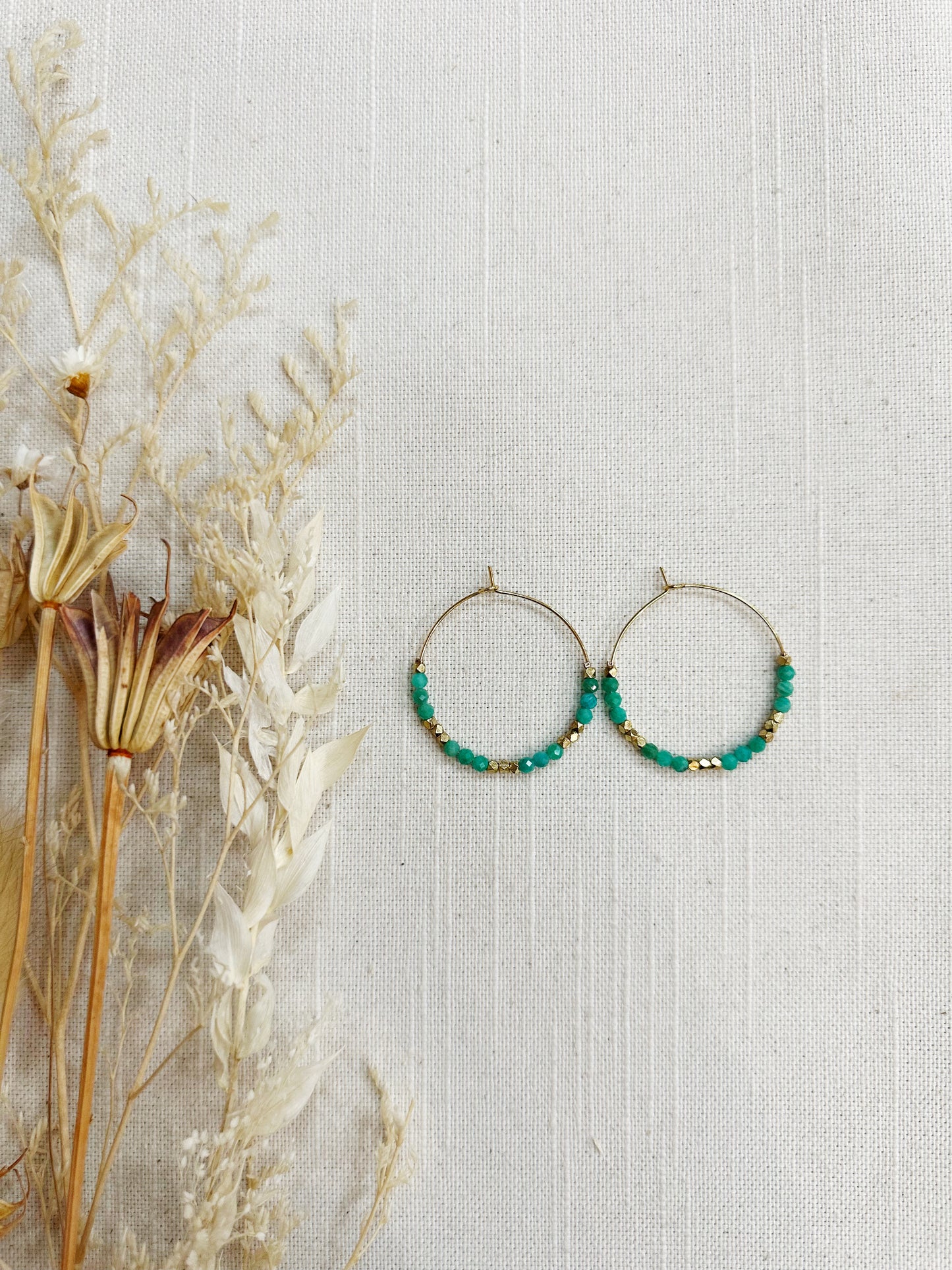 Crystal Hoops