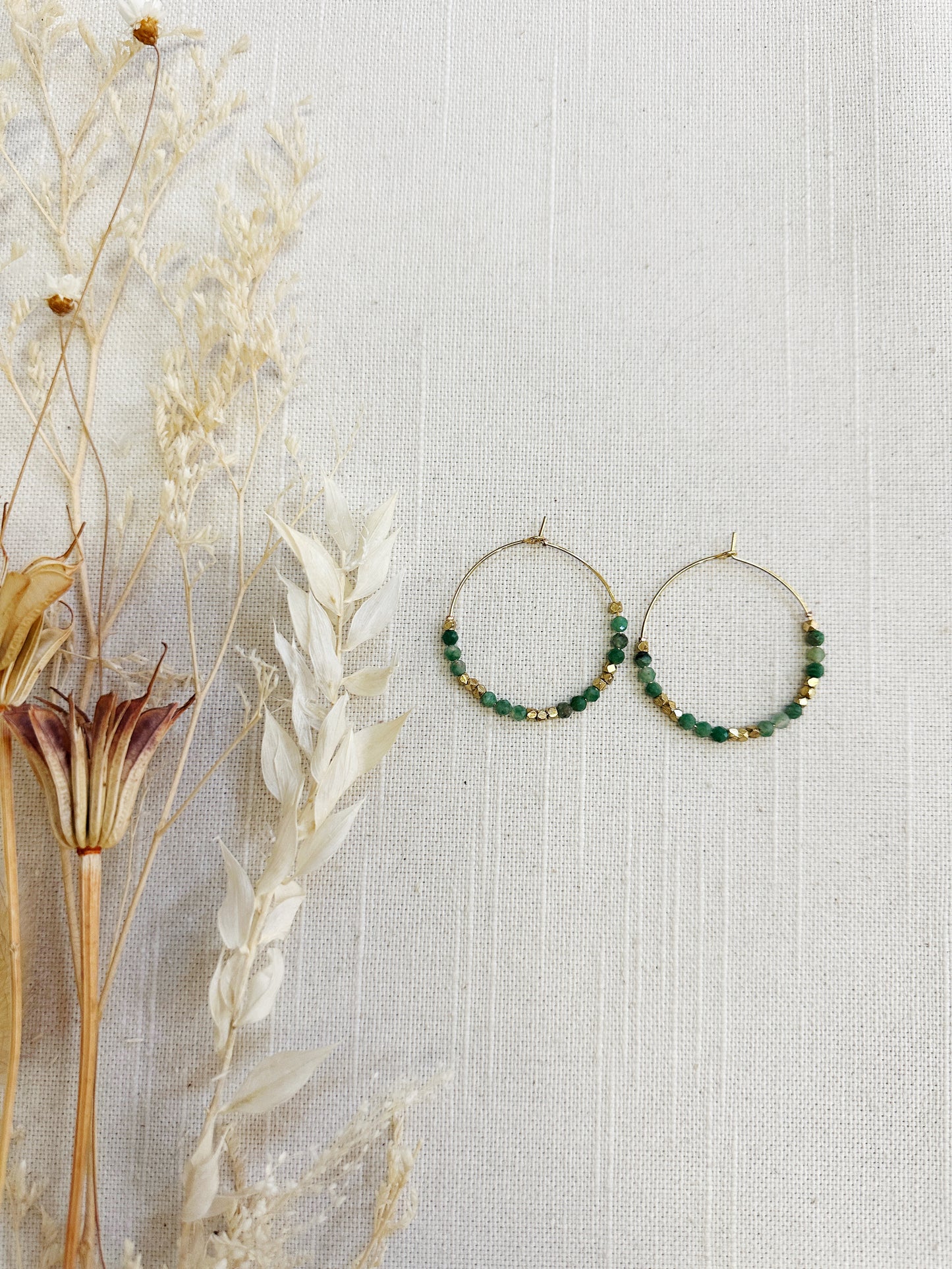 Crystal Hoops