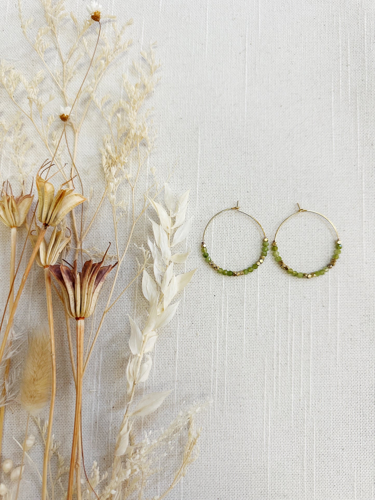 Crystal Hoops