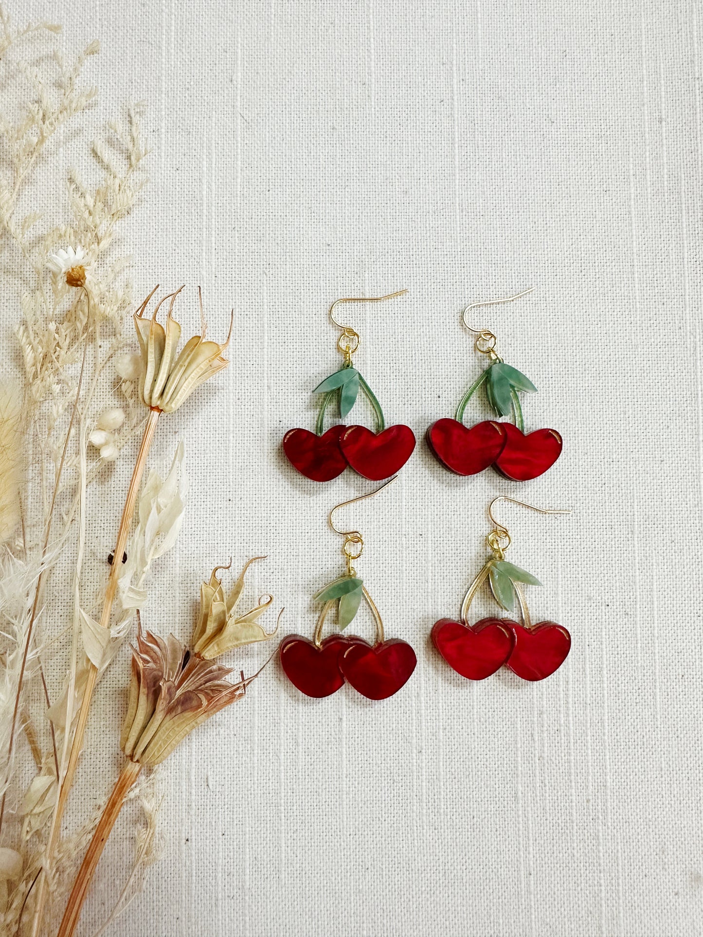 Cherry Acrylic Drop
