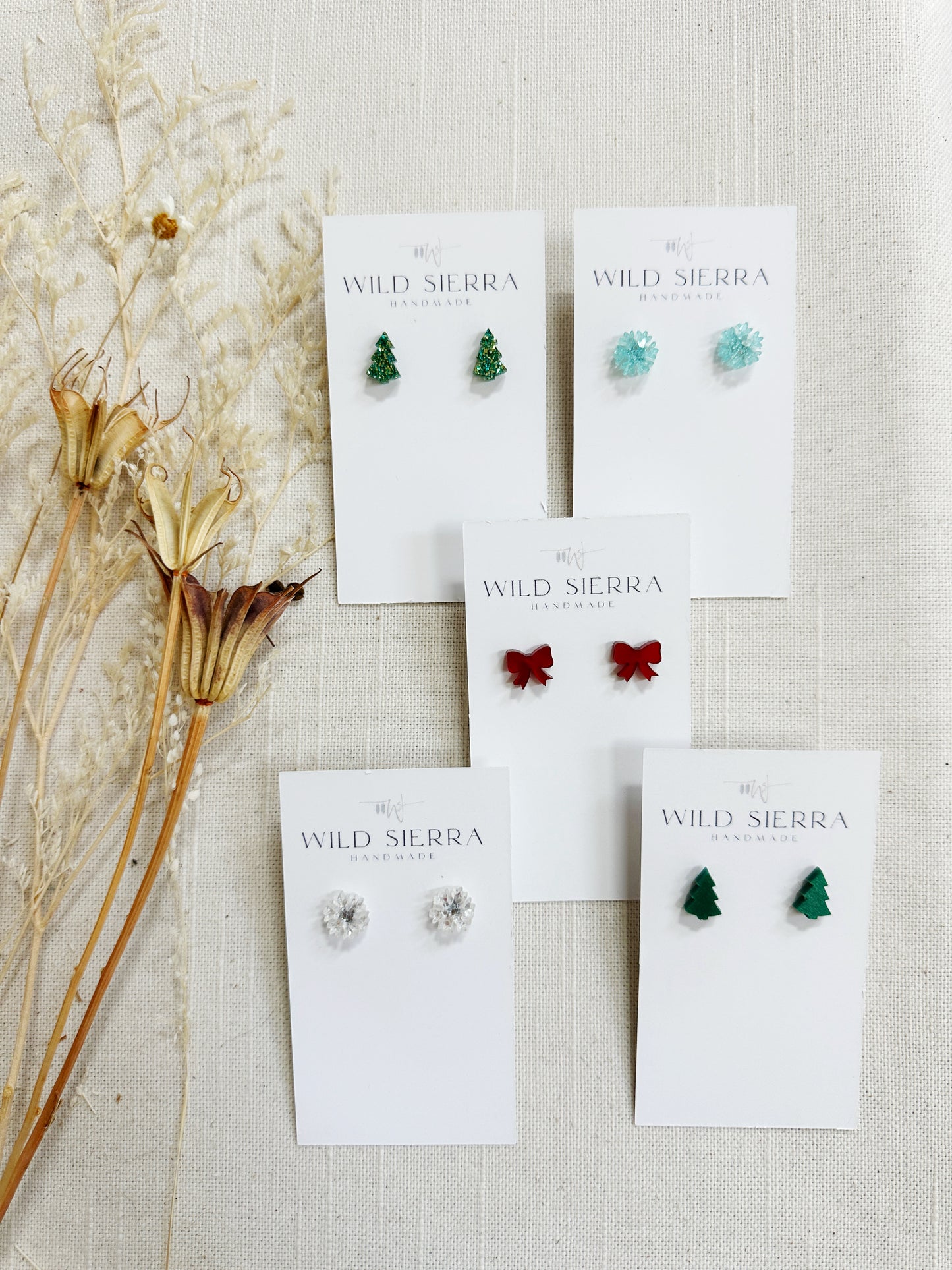 Holiday Acrylic Studs