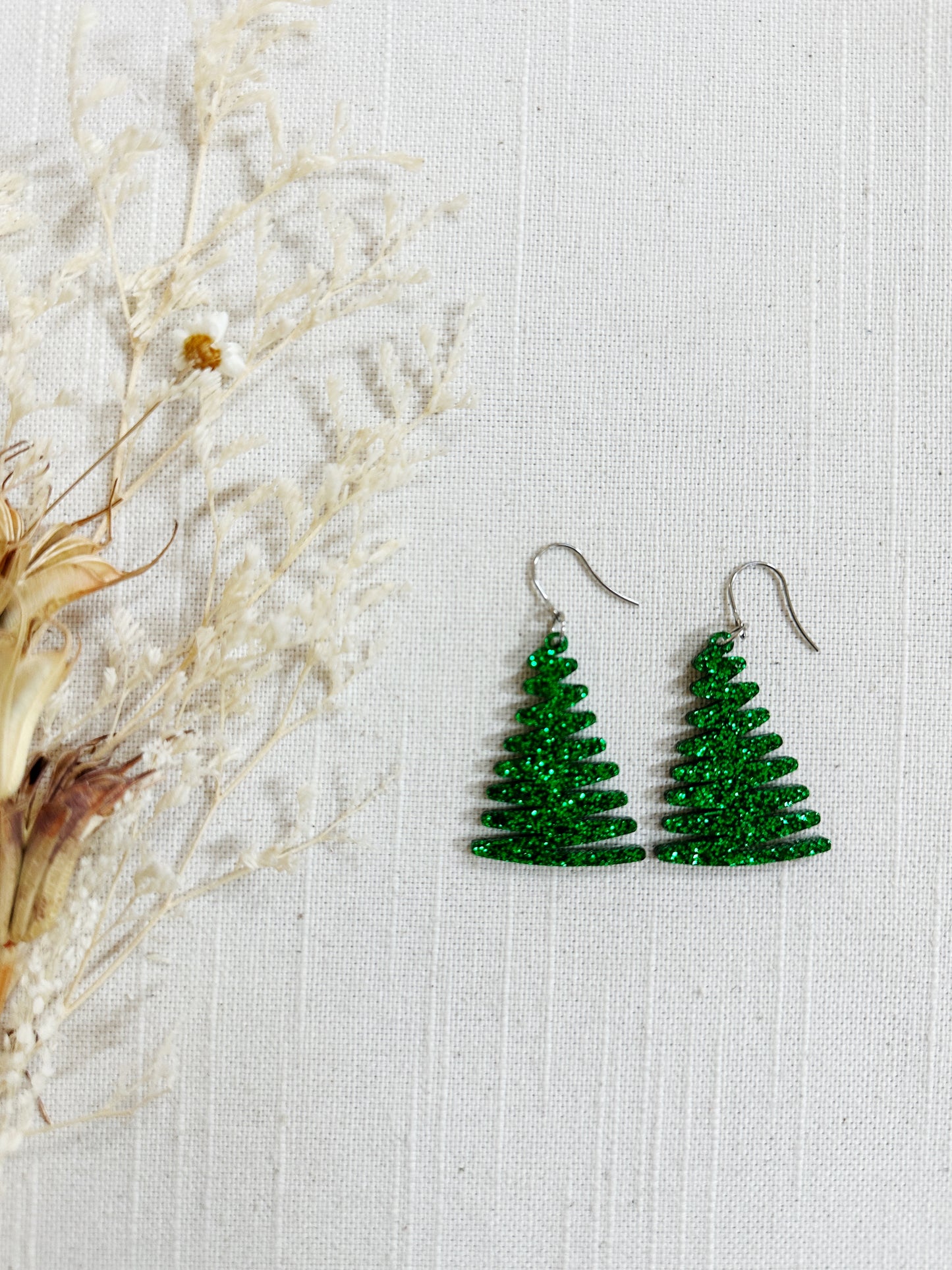 Winter Holiday Acrylic Earrings