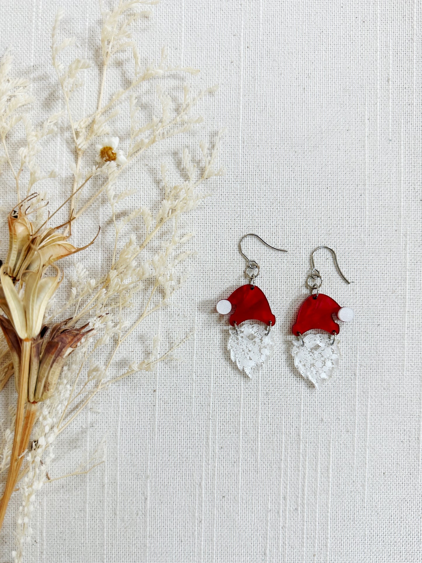 Winter Holiday Acrylic Earrings