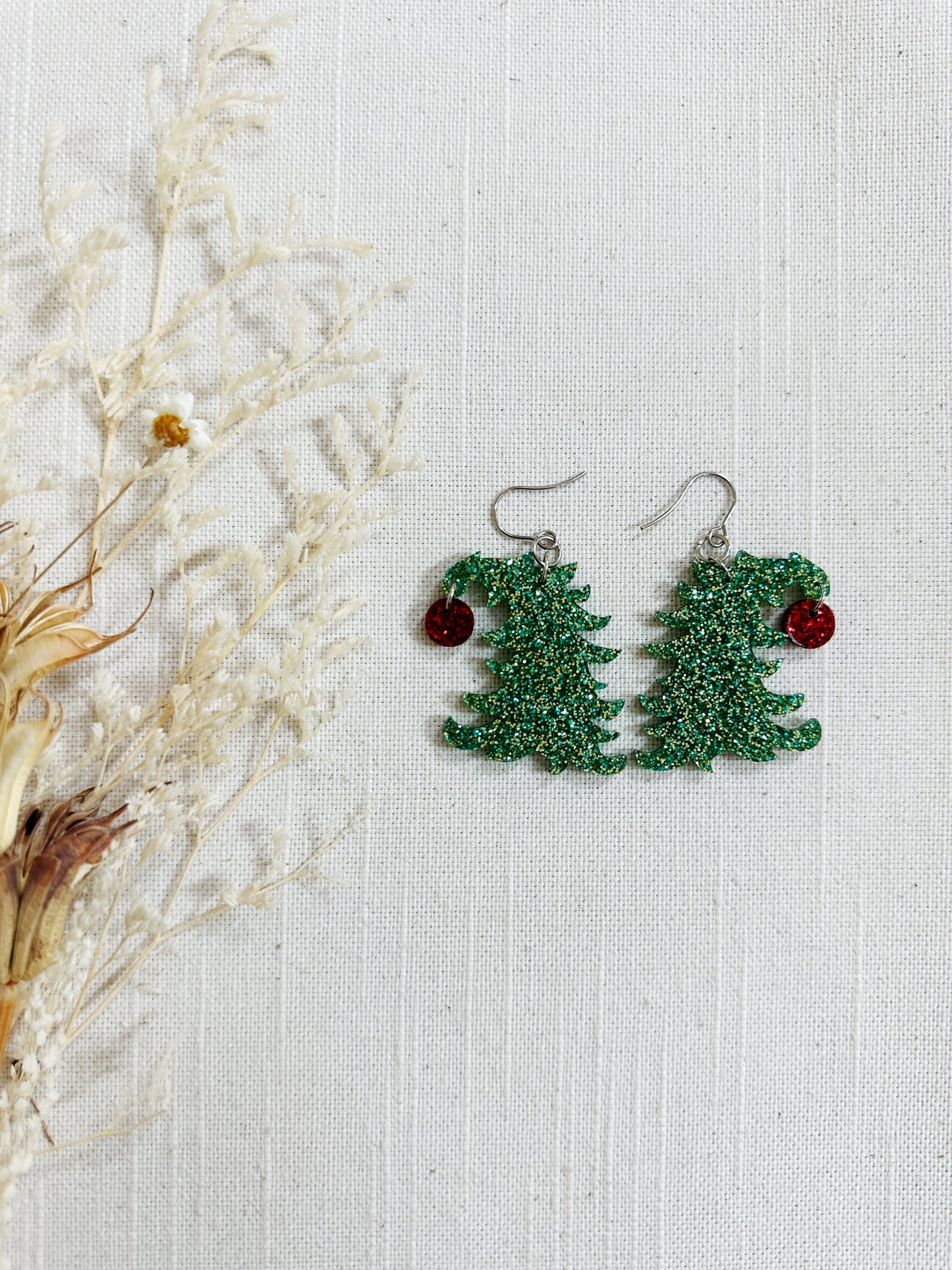 Winter Holiday Acrylic Earrings